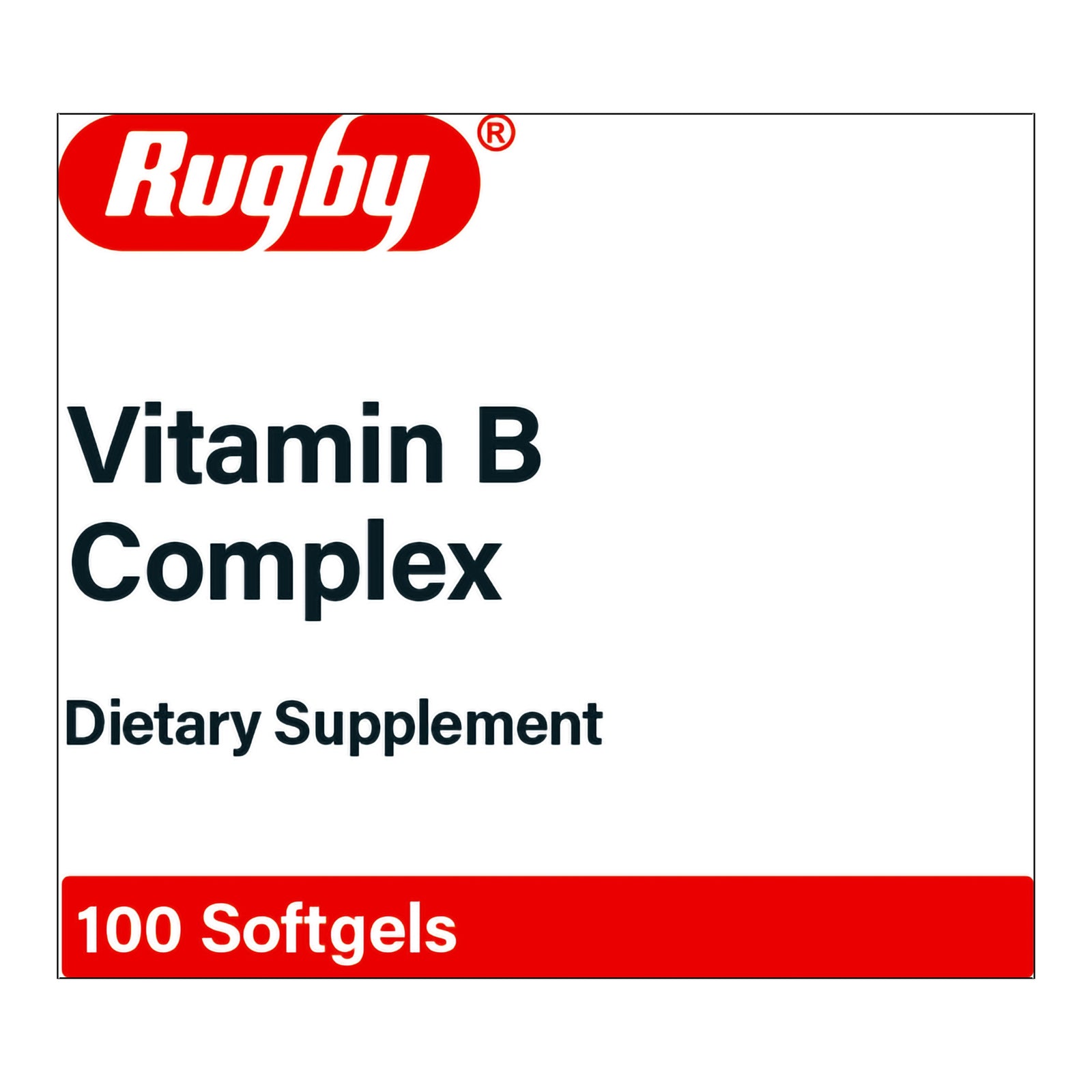Major Pharmaceuticals Vitamin B Complex Softgels, 100 per Bottle