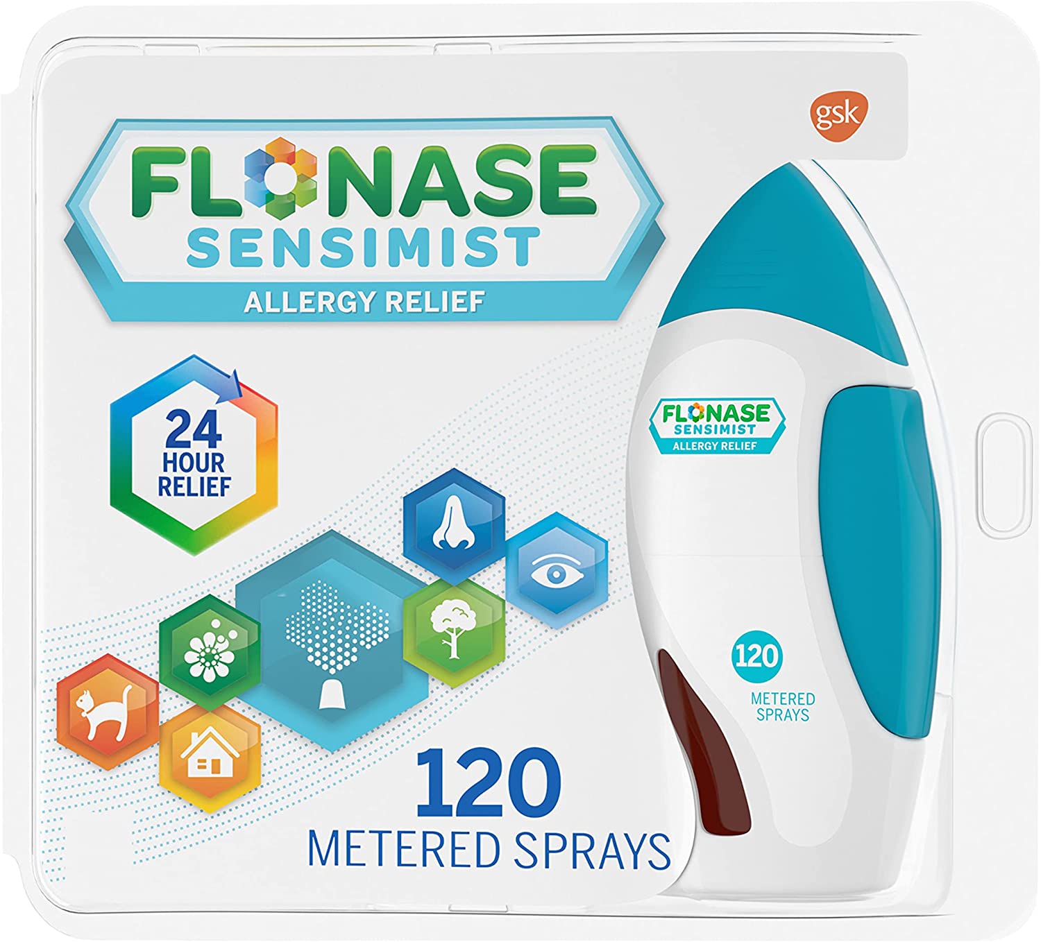 Flonase Sensimist Allergy Relief Nasal Spray 27.5 mcg, 120 Metered Sprays