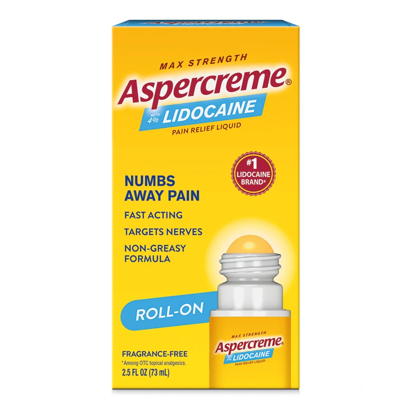 Aspercreme 4% Lidocaine Liquid Roll-On