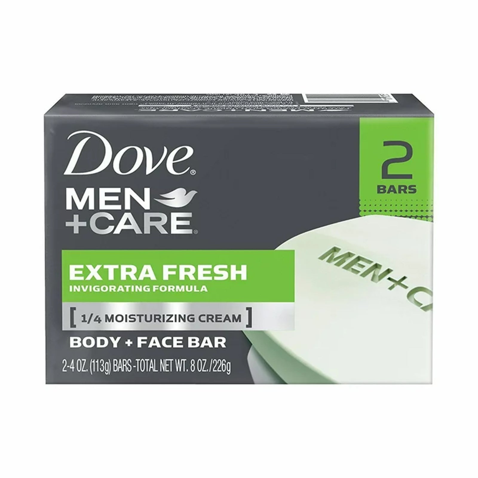 Dove Men+Care Extra Fresh Body and Face Bar Soap 3.75 oz