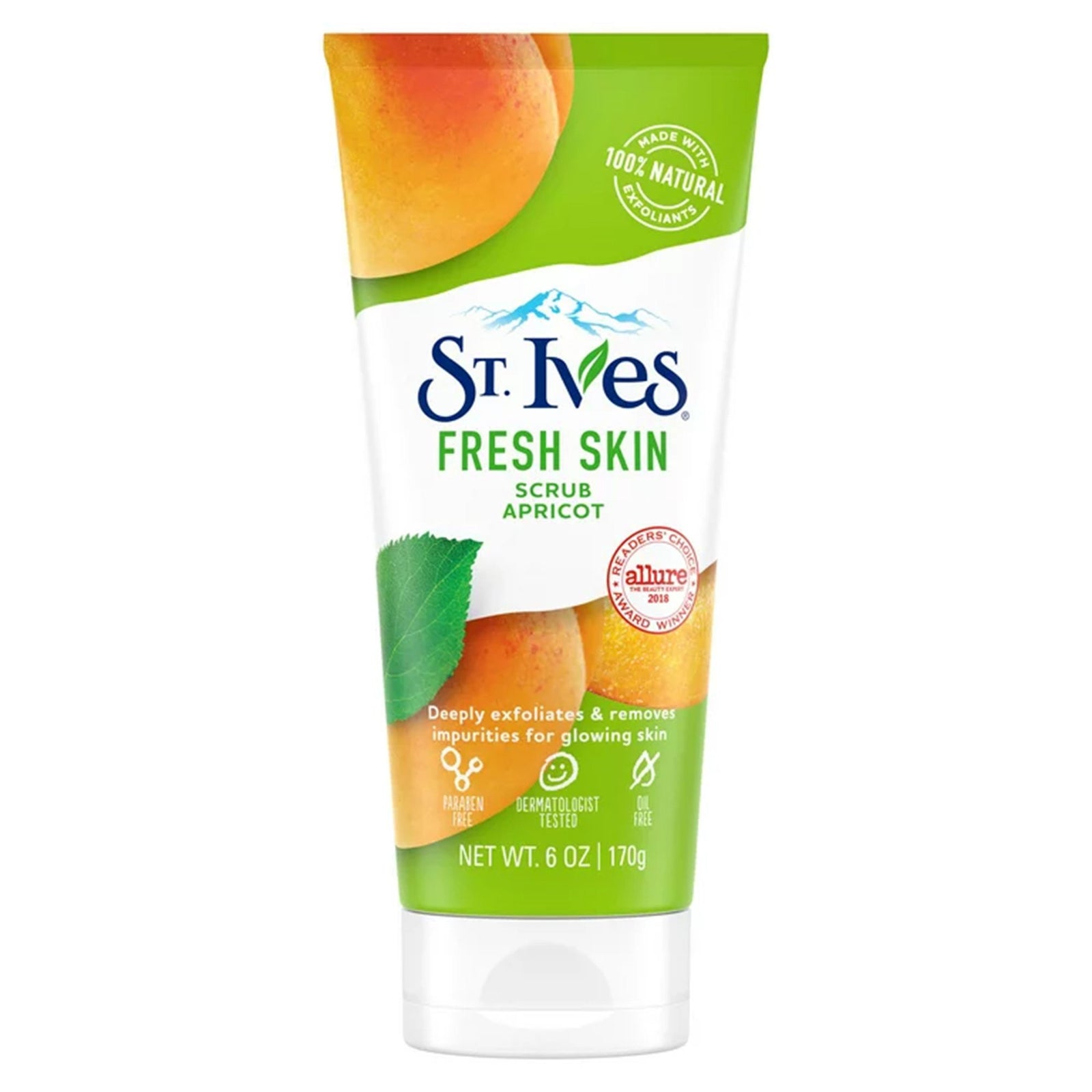 St. Ives Fresh Skin Apricot Scrub Facial Cleanser 6 oz