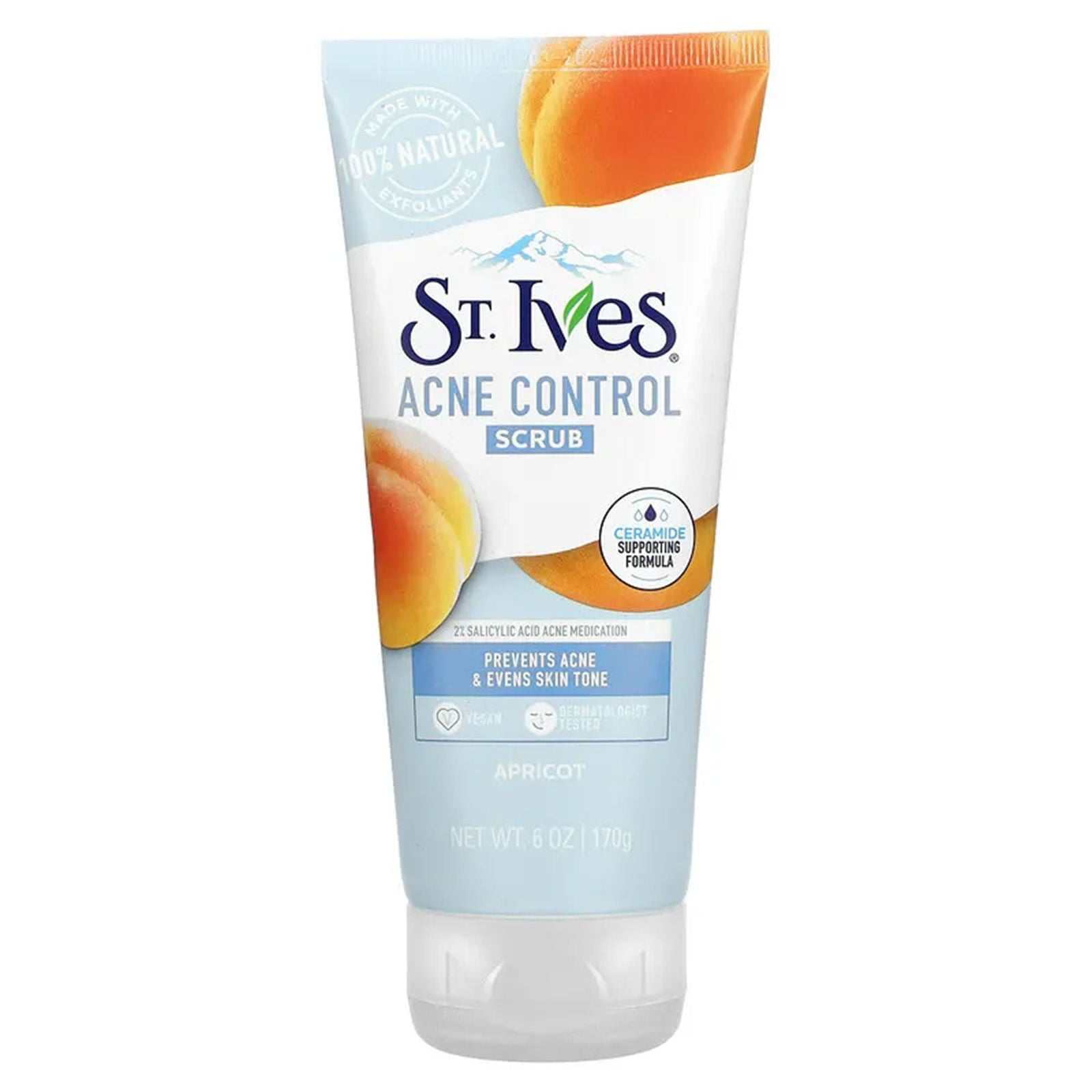 St. Ives Acne Control Apricot Scrub, 6 oz