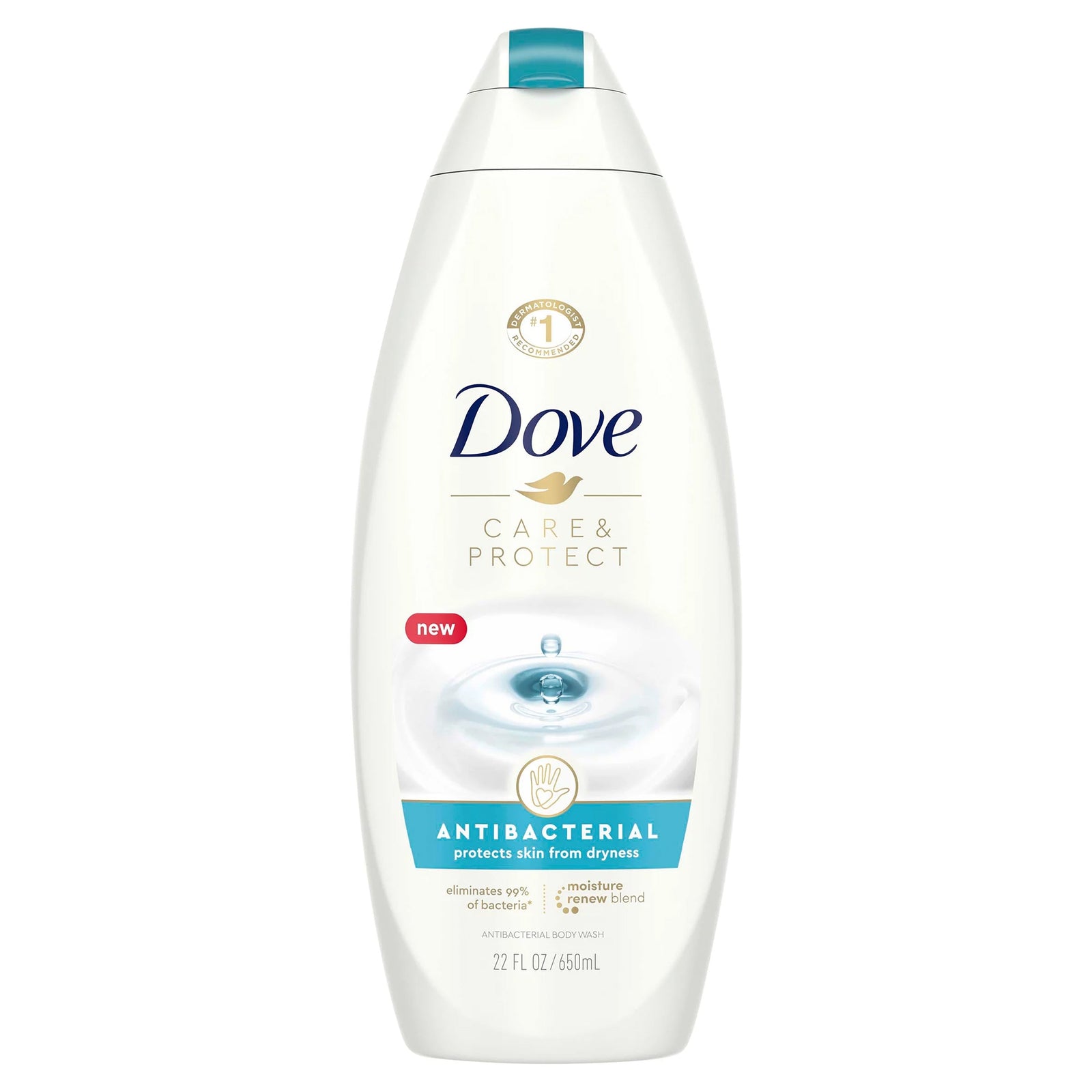 Dove Care and Protect Antibacterial Body Wash 22 oz.