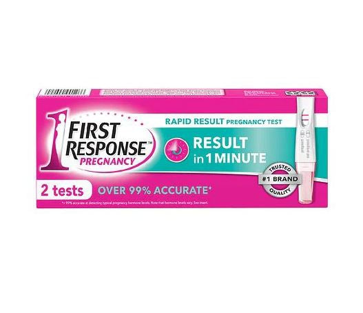 First Response Rapid Result Pregnancy Test - Box of 2