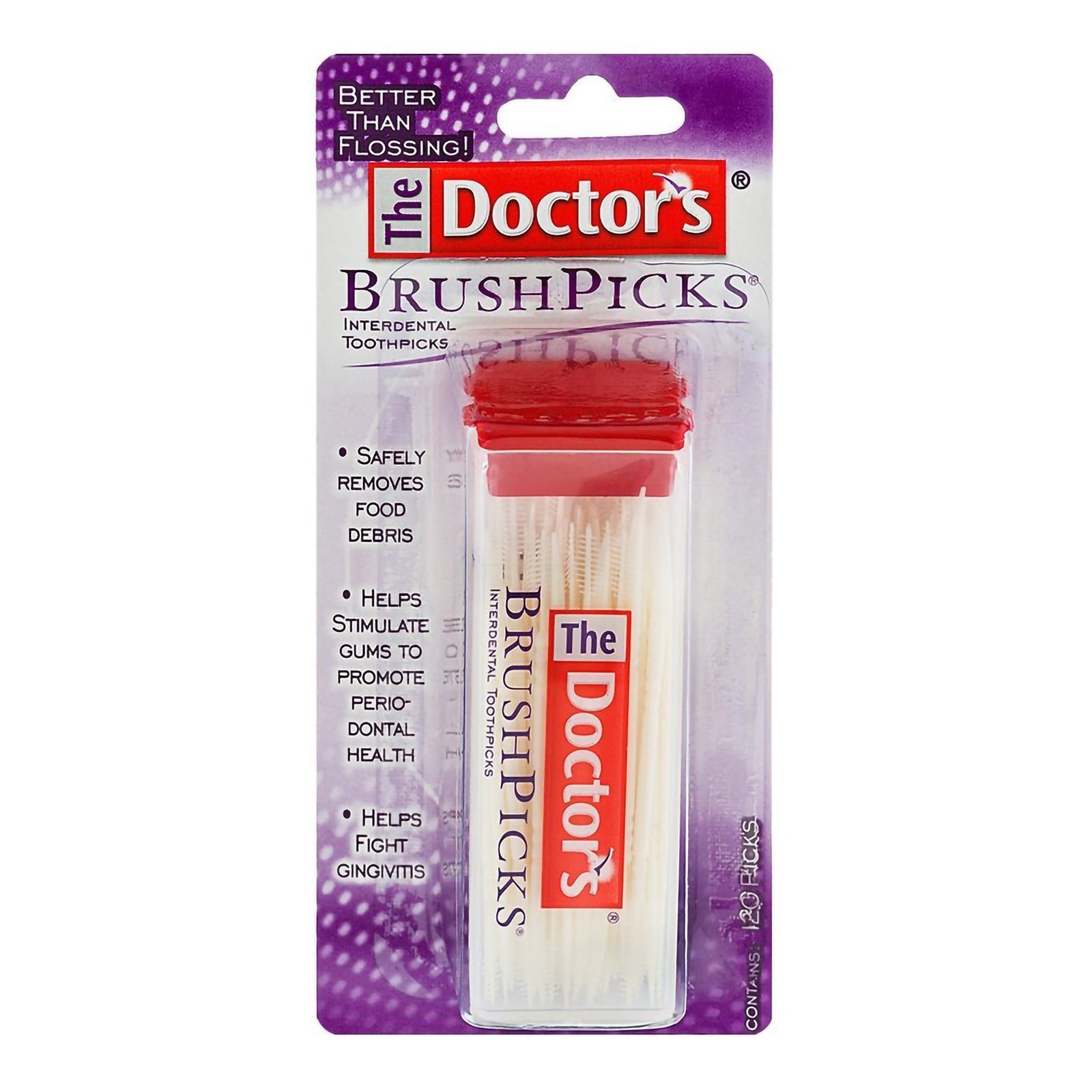 Doctor's® BrushPicks® Interdental Toothpicks Unflavored