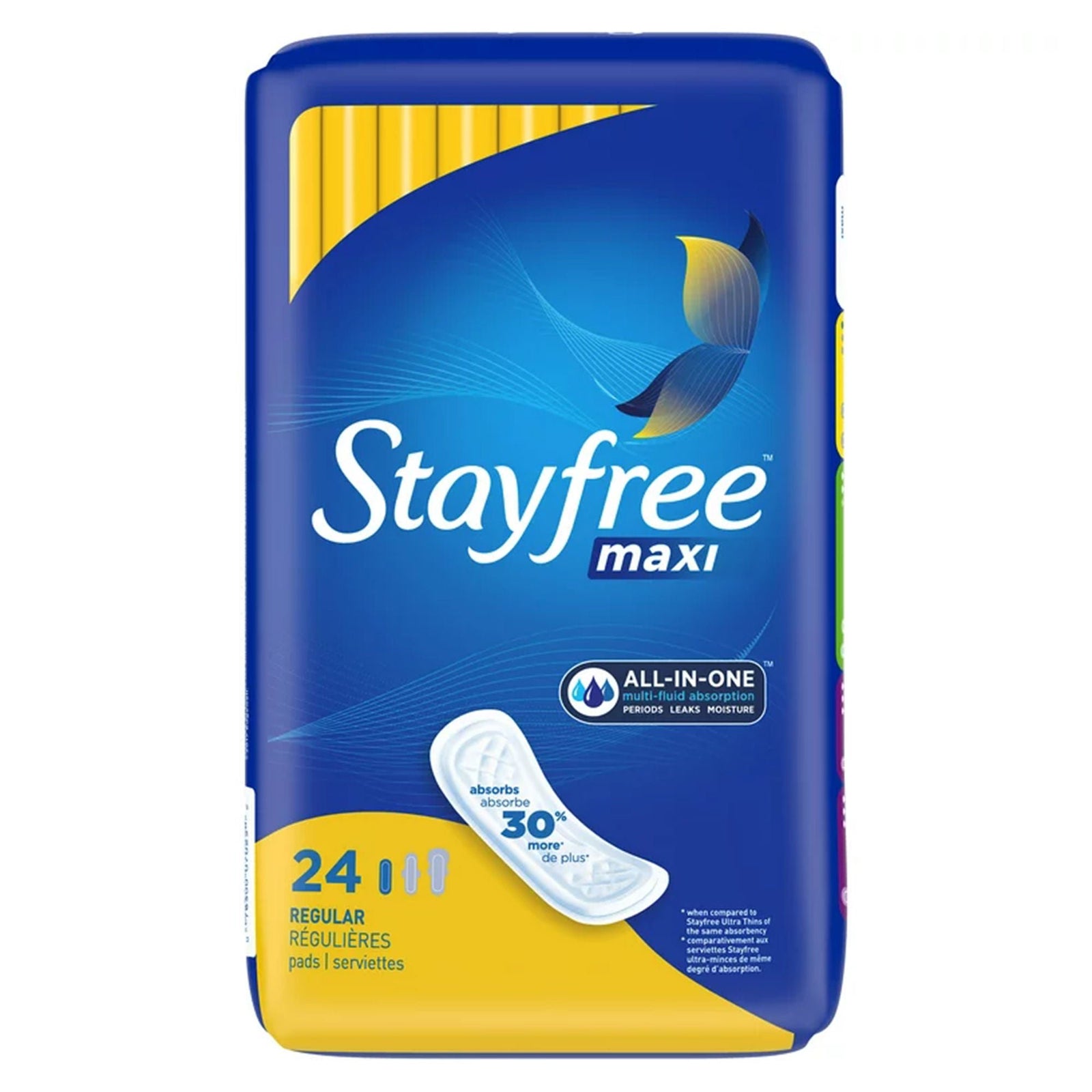Stayfree Maxi Pads, Regular