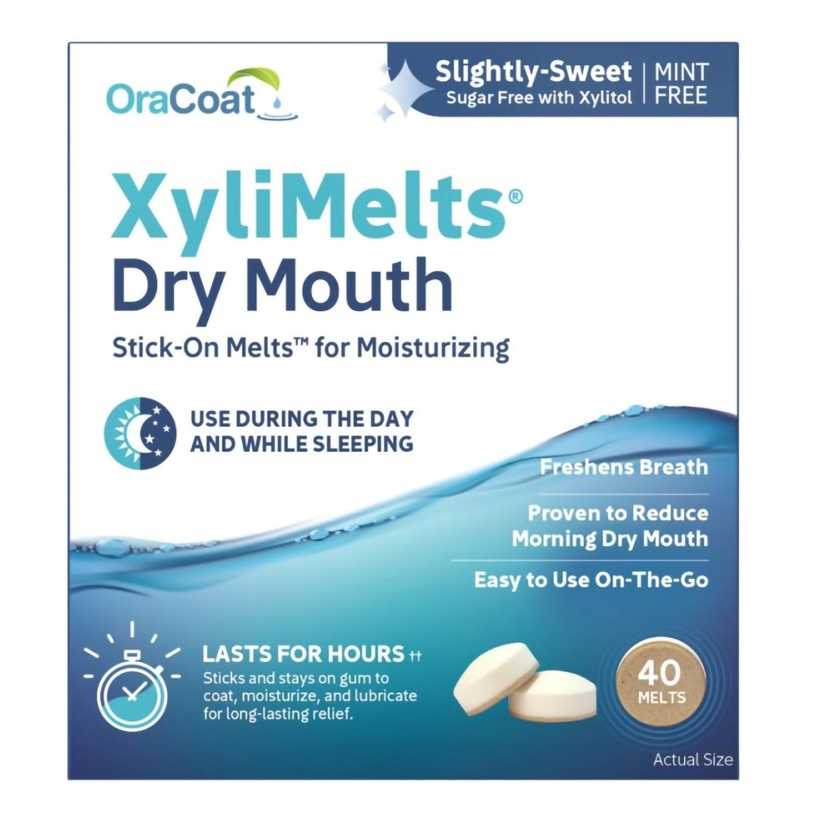 MCKESSON PHARMAC XyliMelts Dry Mouth Discs, 550 mg