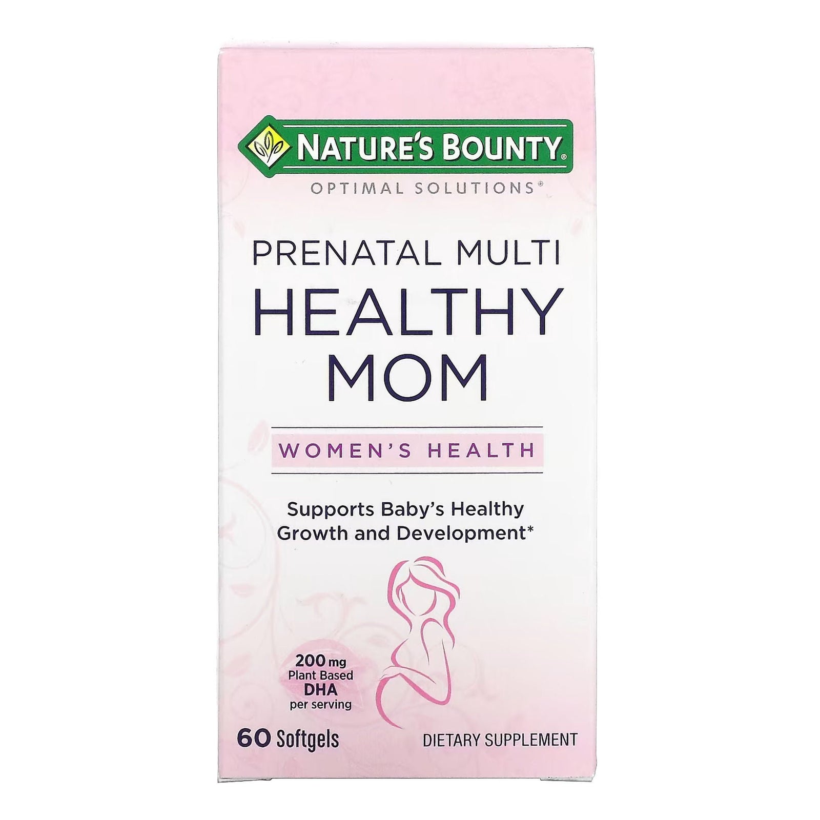Nature's Bounty Healthy Mom Prenatal Multi Softgels, 200 mg