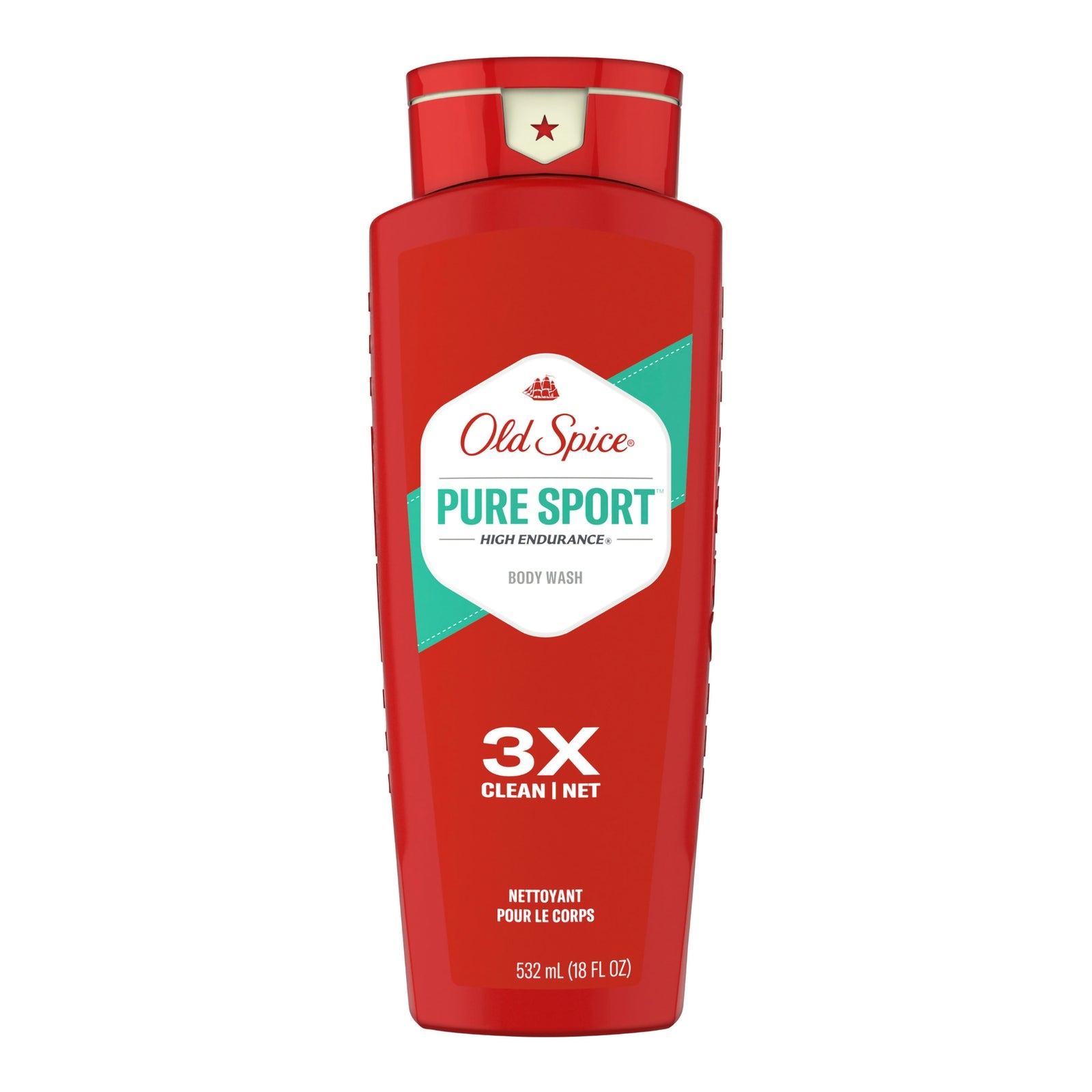 Old Spice Pure Sport Body Wash 18 oz. Bottle
