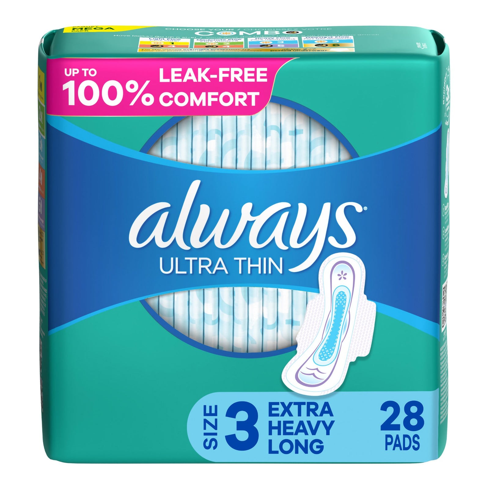 Always Ultra Thin Feminine Pads with Wings