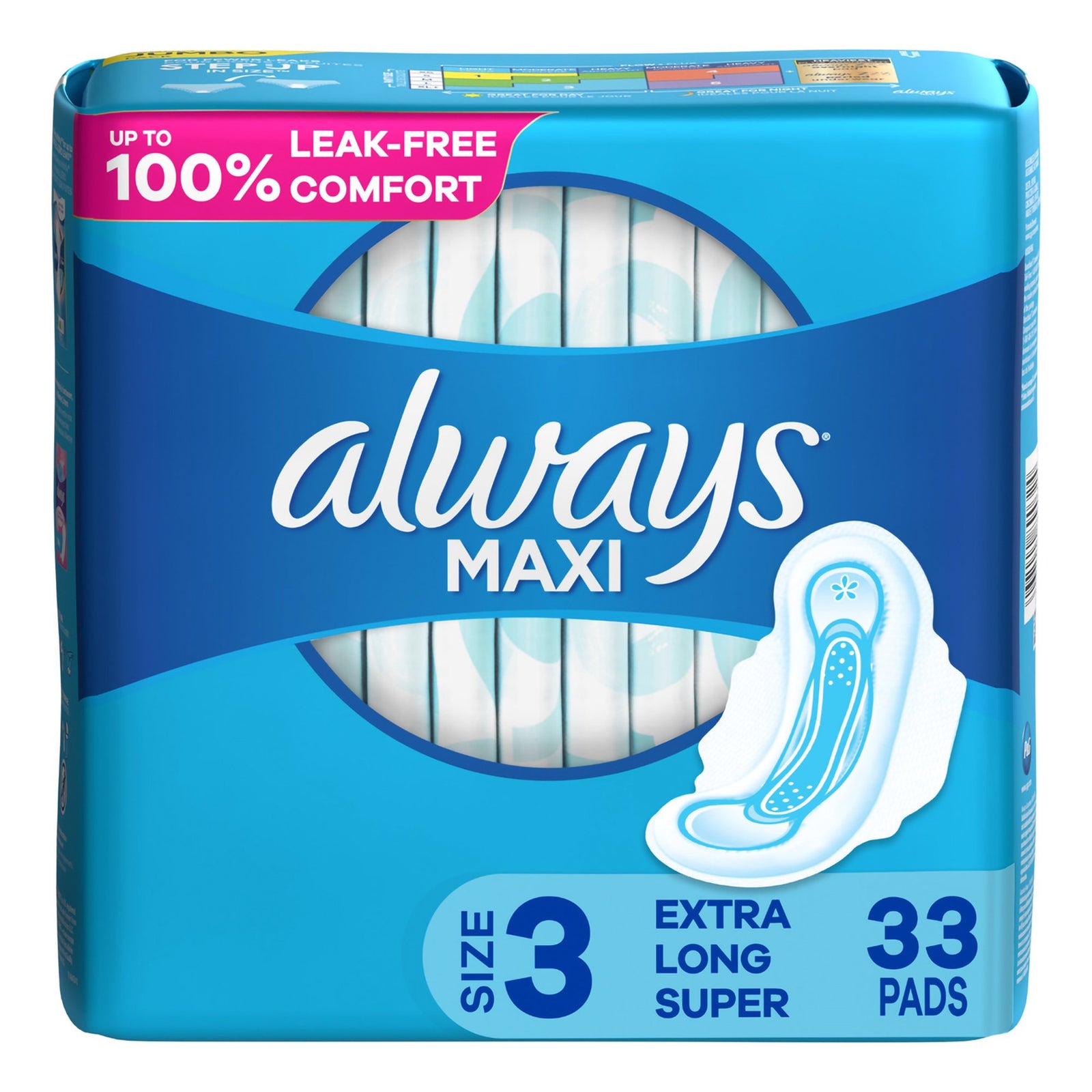 Always Maxi Feminine Pads with Wings