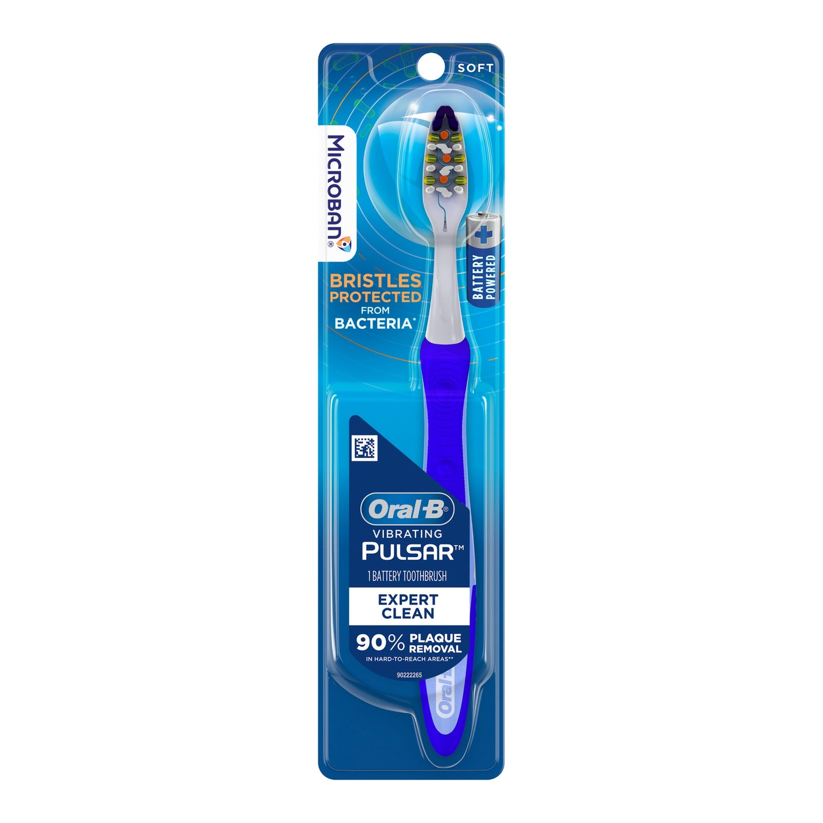 Oral-B Pulsar Blue/White Adult Soft Toothbrush