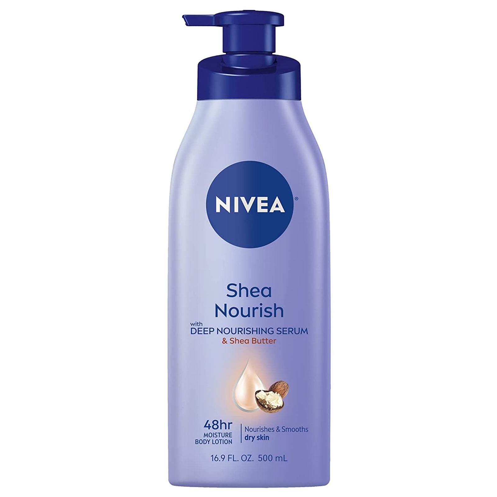 Nivea Shea Nourish Hand and Body Moisturizer 16.9 oz Pump Bottle