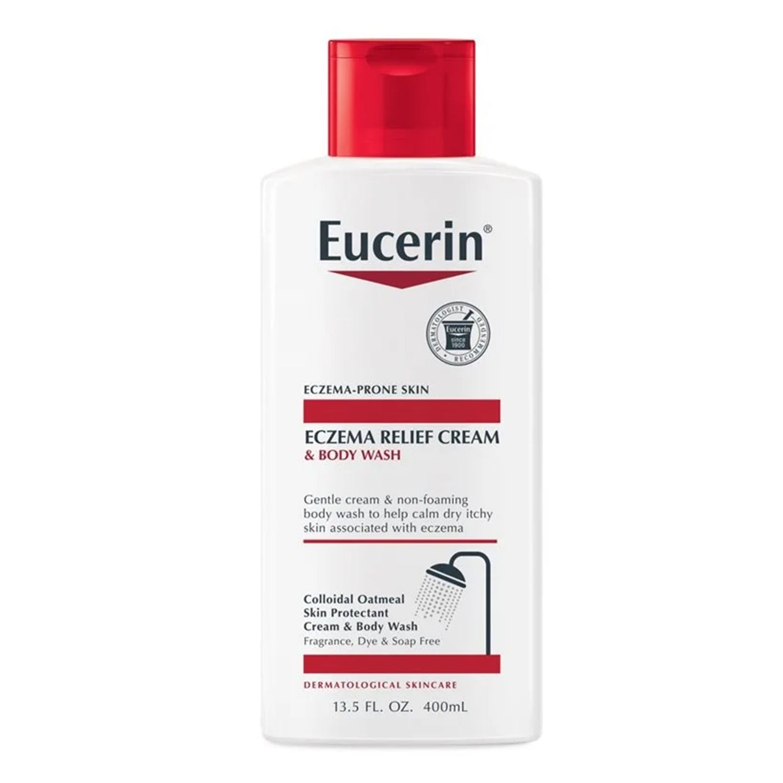 Eucerin Eczema Relief Cream Body Wash 13.5 oz