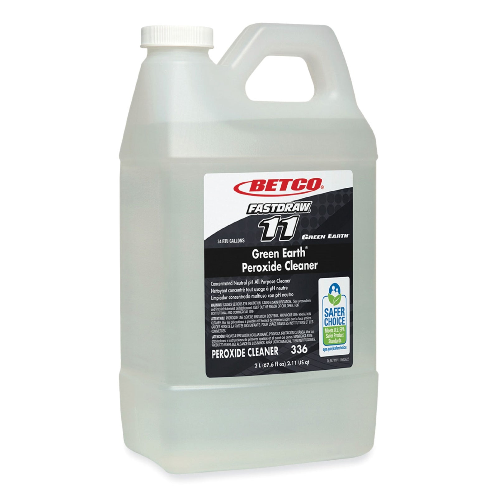 Green Earth Multipurpose Cleaner, Peroxide Formula, Fresh Mint Scent, 2L