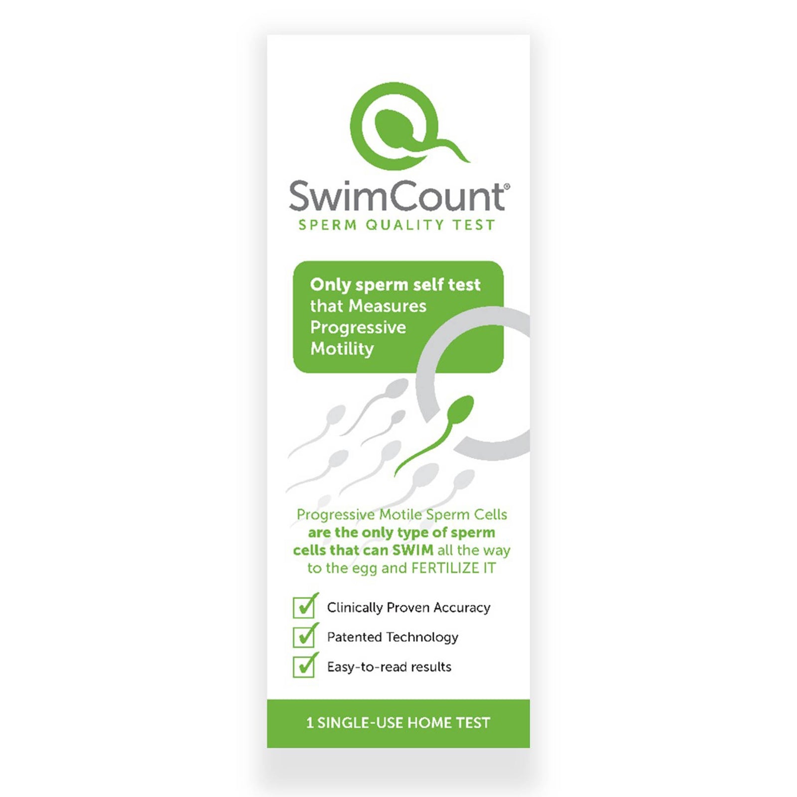 SwimCount Sperm Quality Test Kit