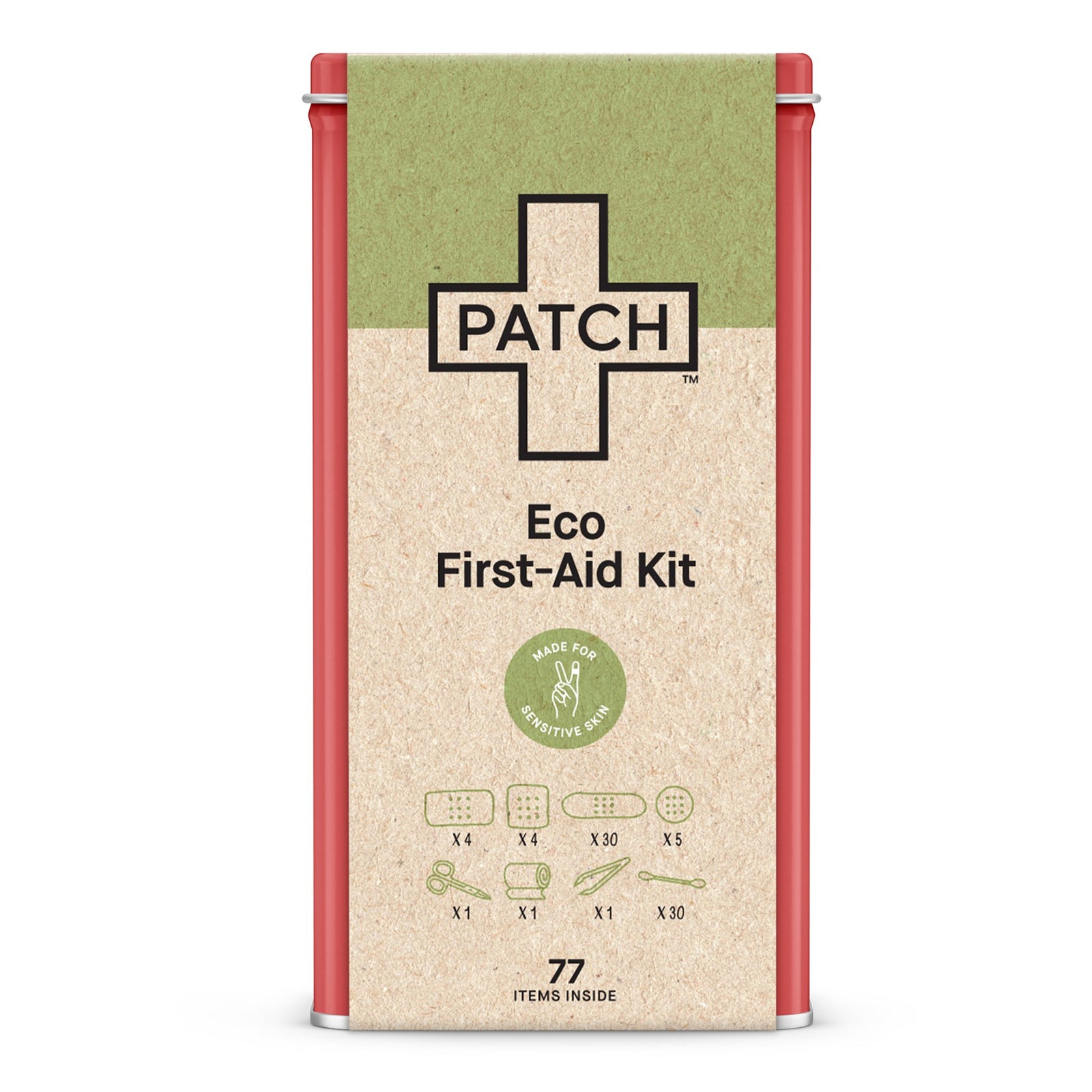 PATCH Eco First Aid Kit in Tin Container