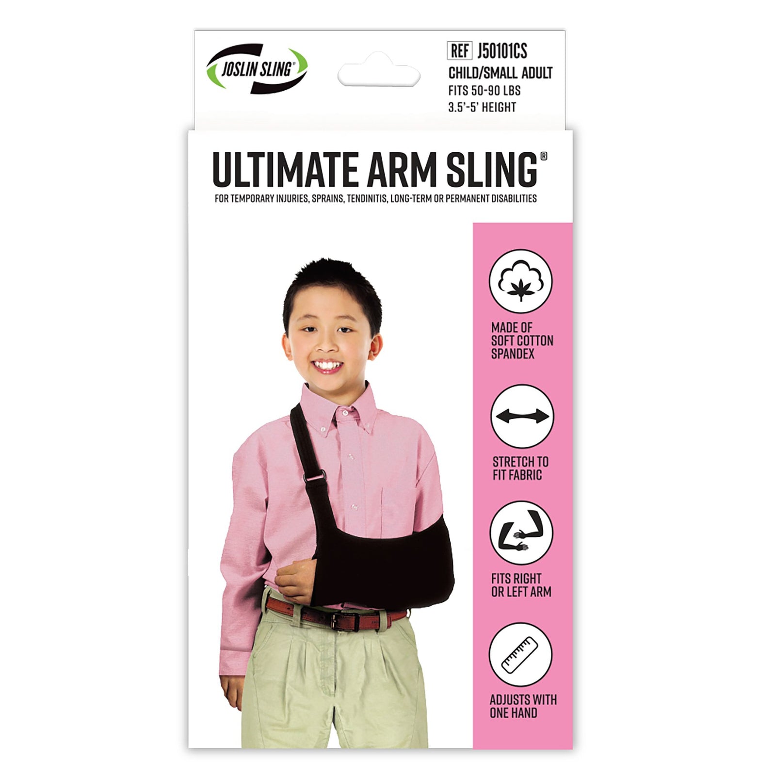 Ultimate Arm Sling® D-Ring/Hook and Loop Strap Closure