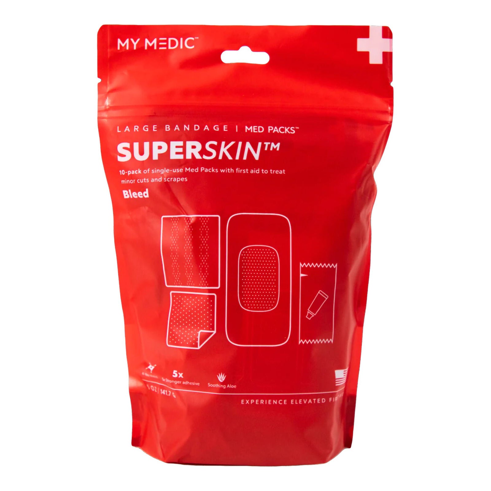 MYMEDIC Superskin Bandage Medpack, Large, Assorted Colors
