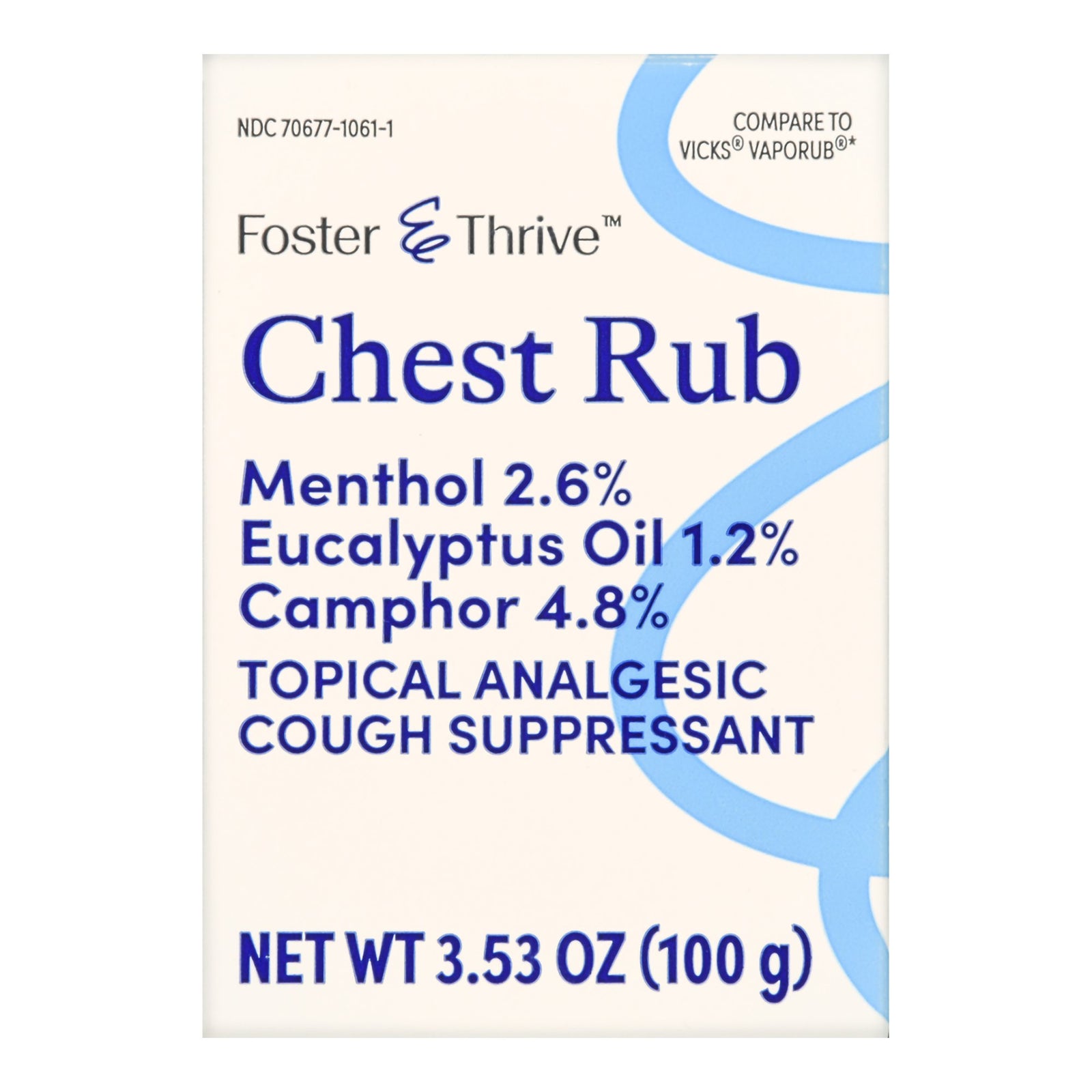 Foster & Thrive Chest Rub Medicated Ointment 3.5 oz