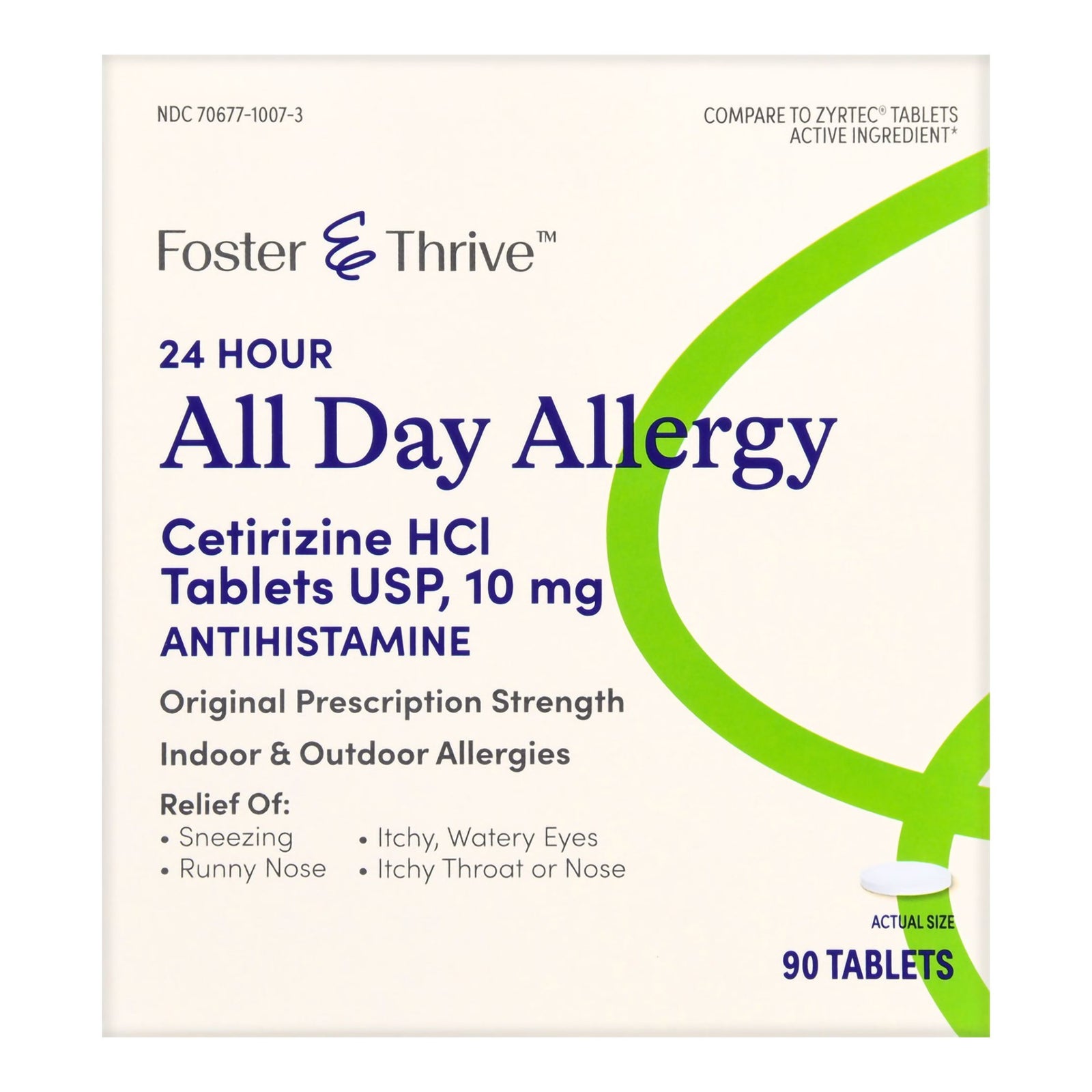 Foster & Thrive™ Allergy Relief 10 mg Tablets (90 Count)