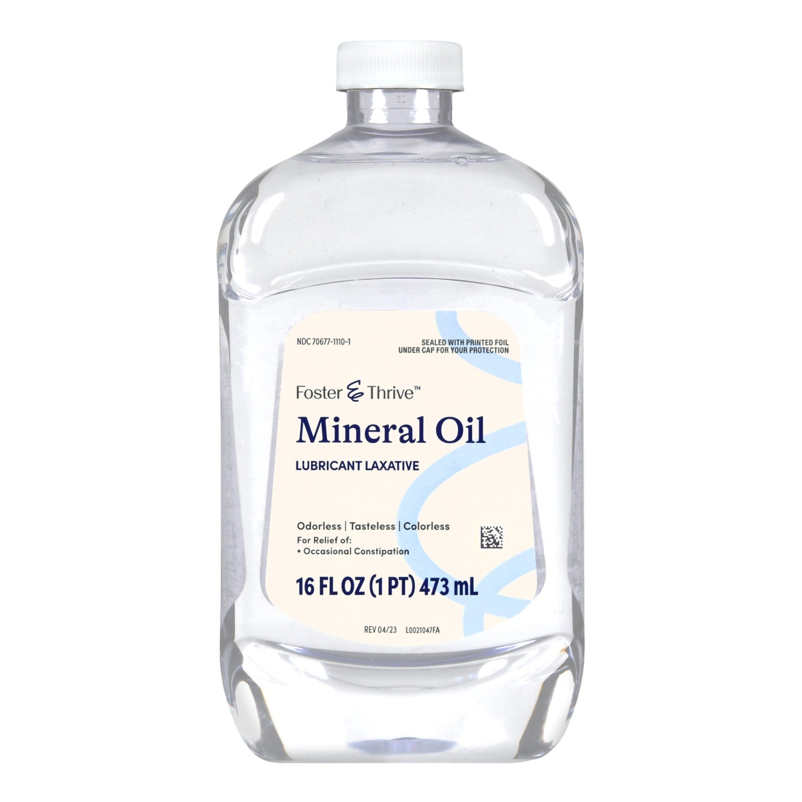 Foster & Thrive Mineral Oil Laxative Liquid 16 oz