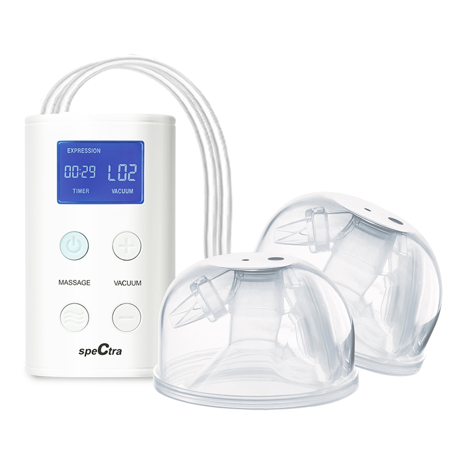 Spectra 9 Plus Double Electric Breast Pump with 24mm CaraCup Inserts