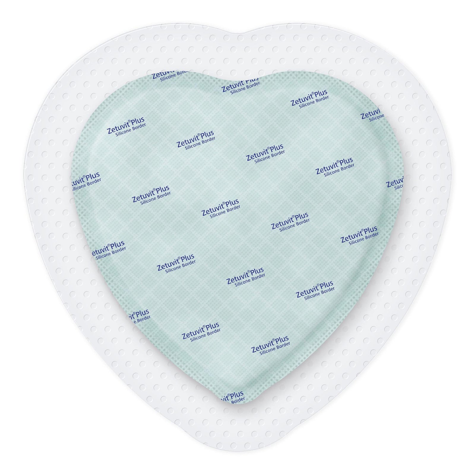 Zetuvit Plus Silicone Border Sacral Super Absorbent Dressing