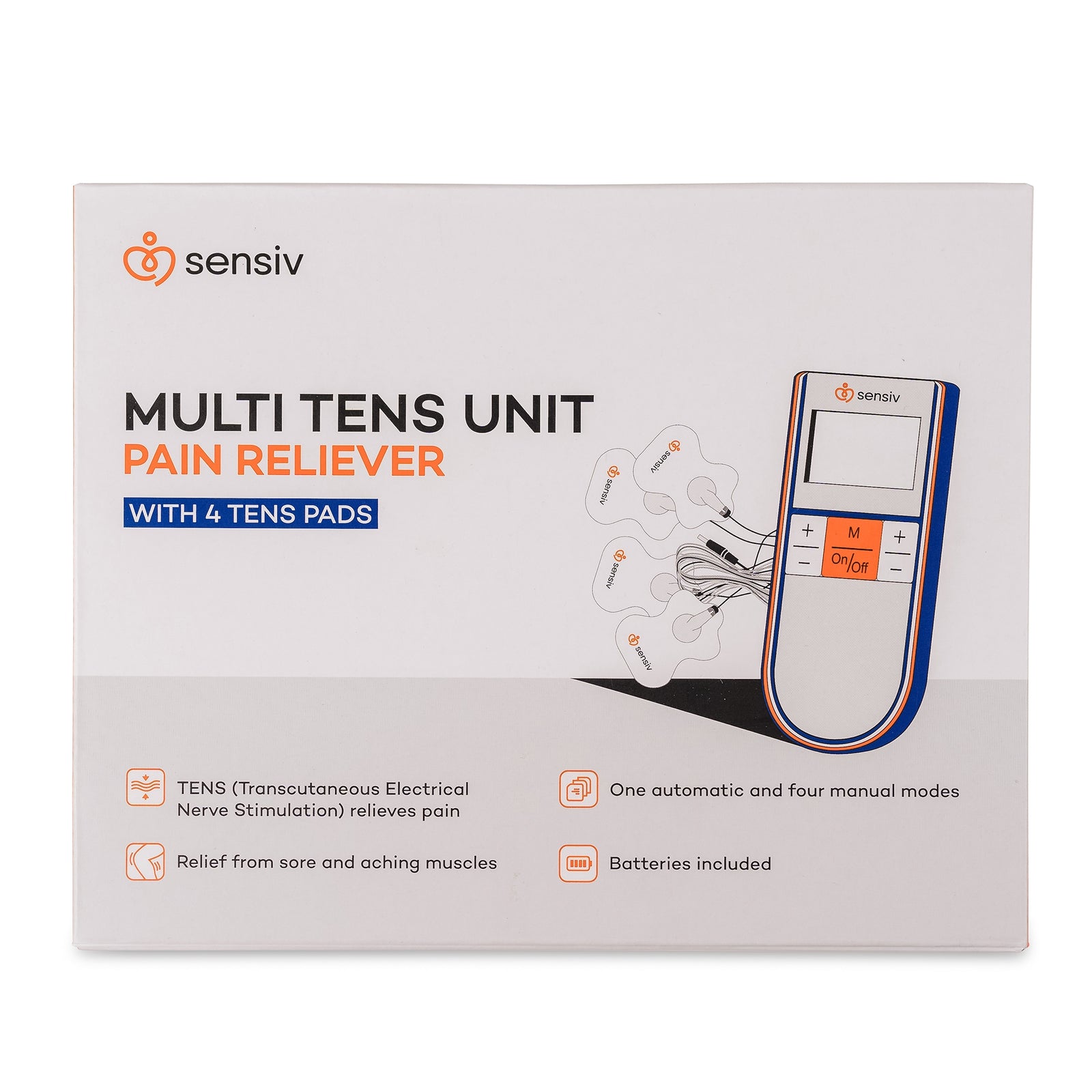 Sensiv Full-Body TENS Unit with Foot Attachment