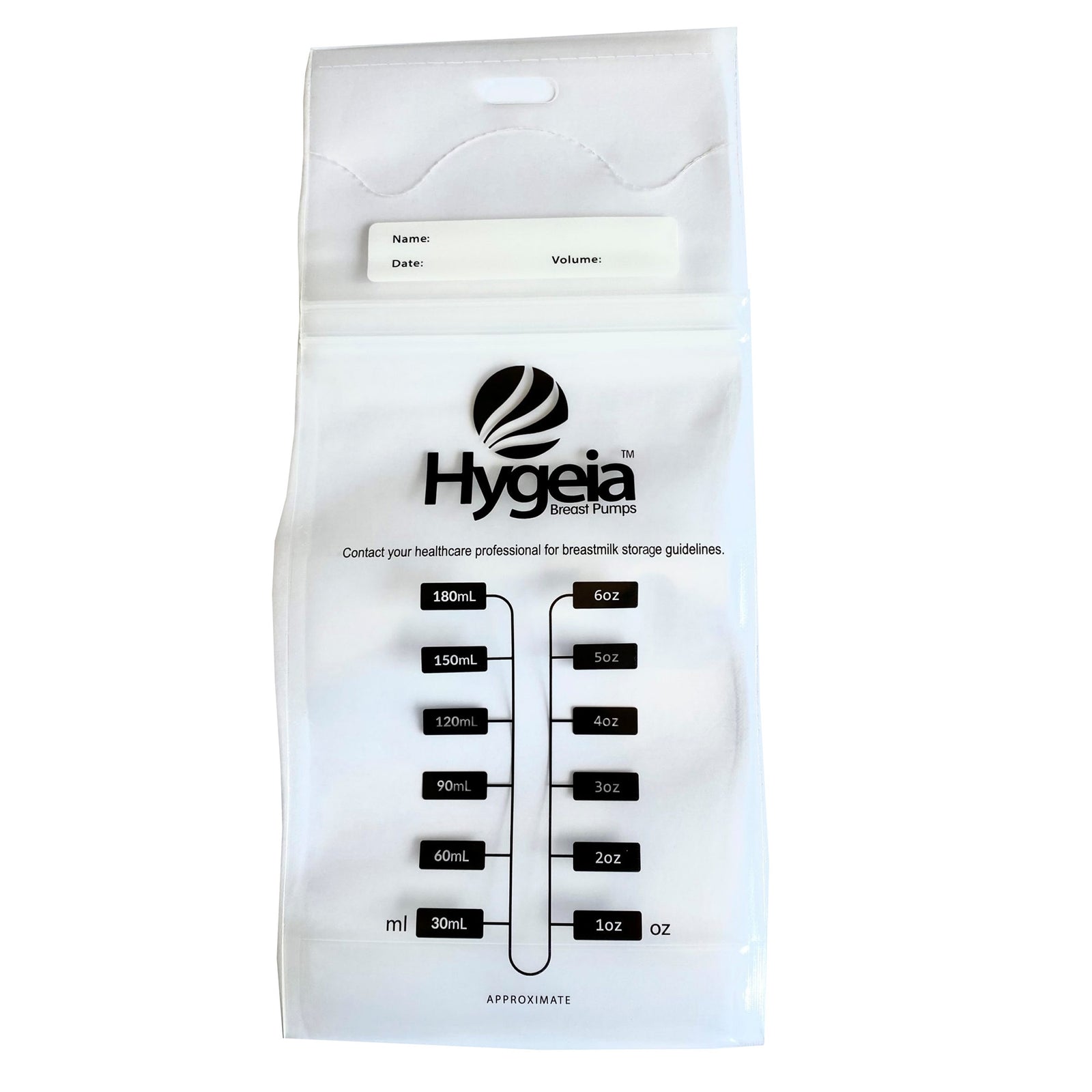 HYGEIA II MEDICA Breast Milk Storage Bag, 6 oz