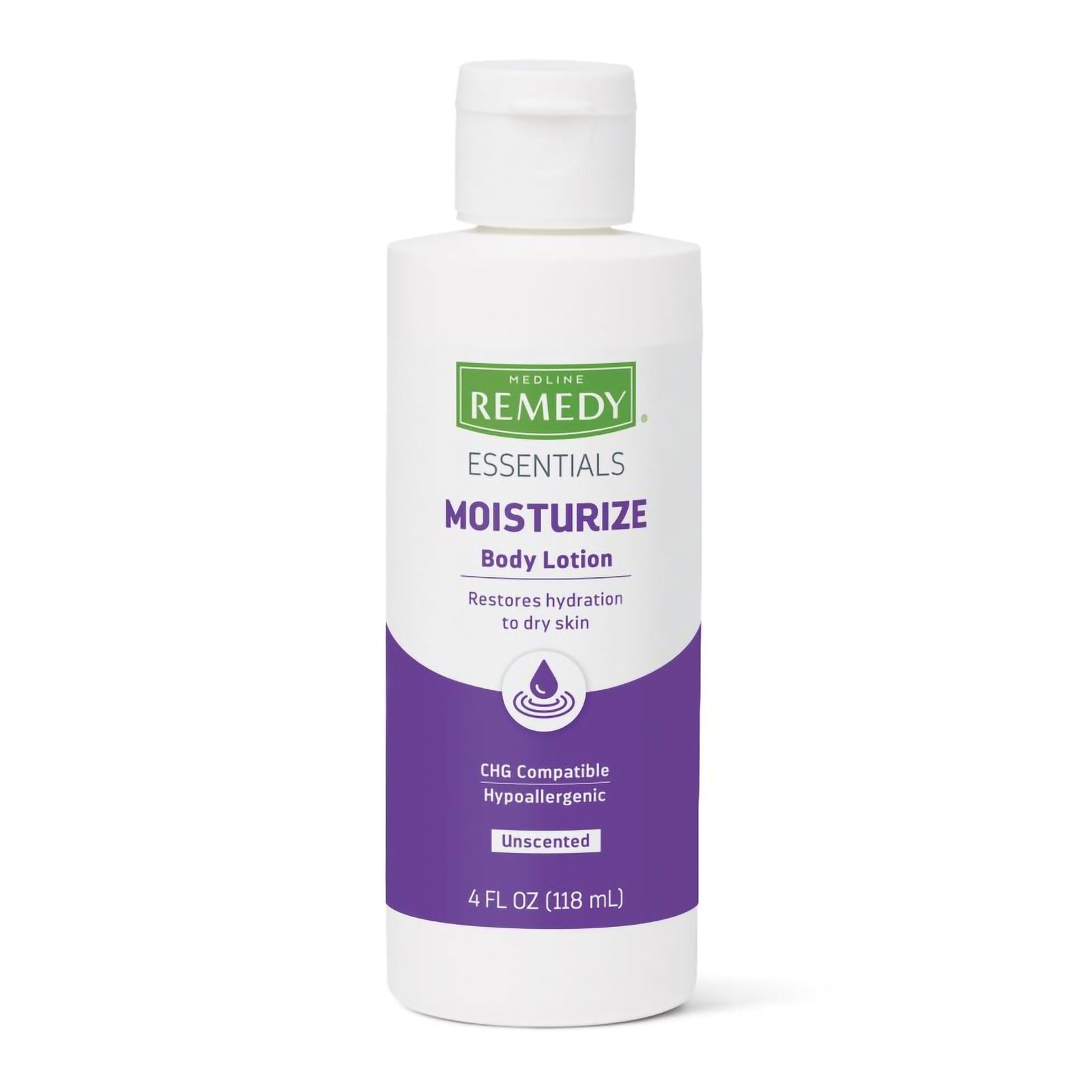 Medline Remedy Essentials Moisturize Unscented Lotion