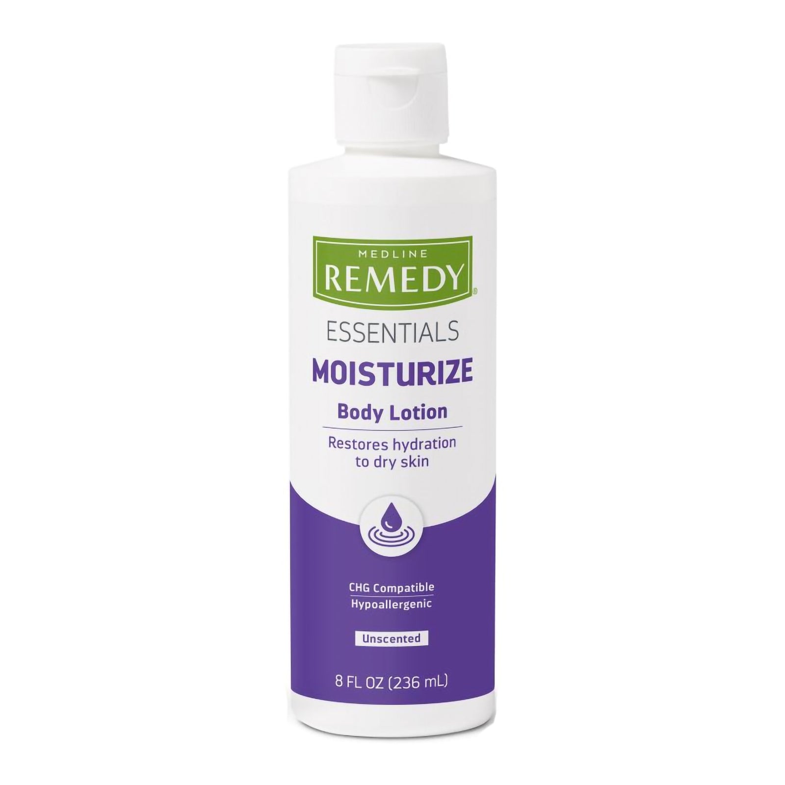 Medline Remedy Essentials Moisturize Unscented Lotion