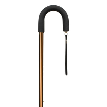 DMI Adjustable Aluminum Cane with Round Handle - 30 to 39 Inch Height