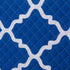 DMS Bed Wedge Pillow with Spill-Resistant Cover, Blue Moroccan, 7 x 24 x 24 in.