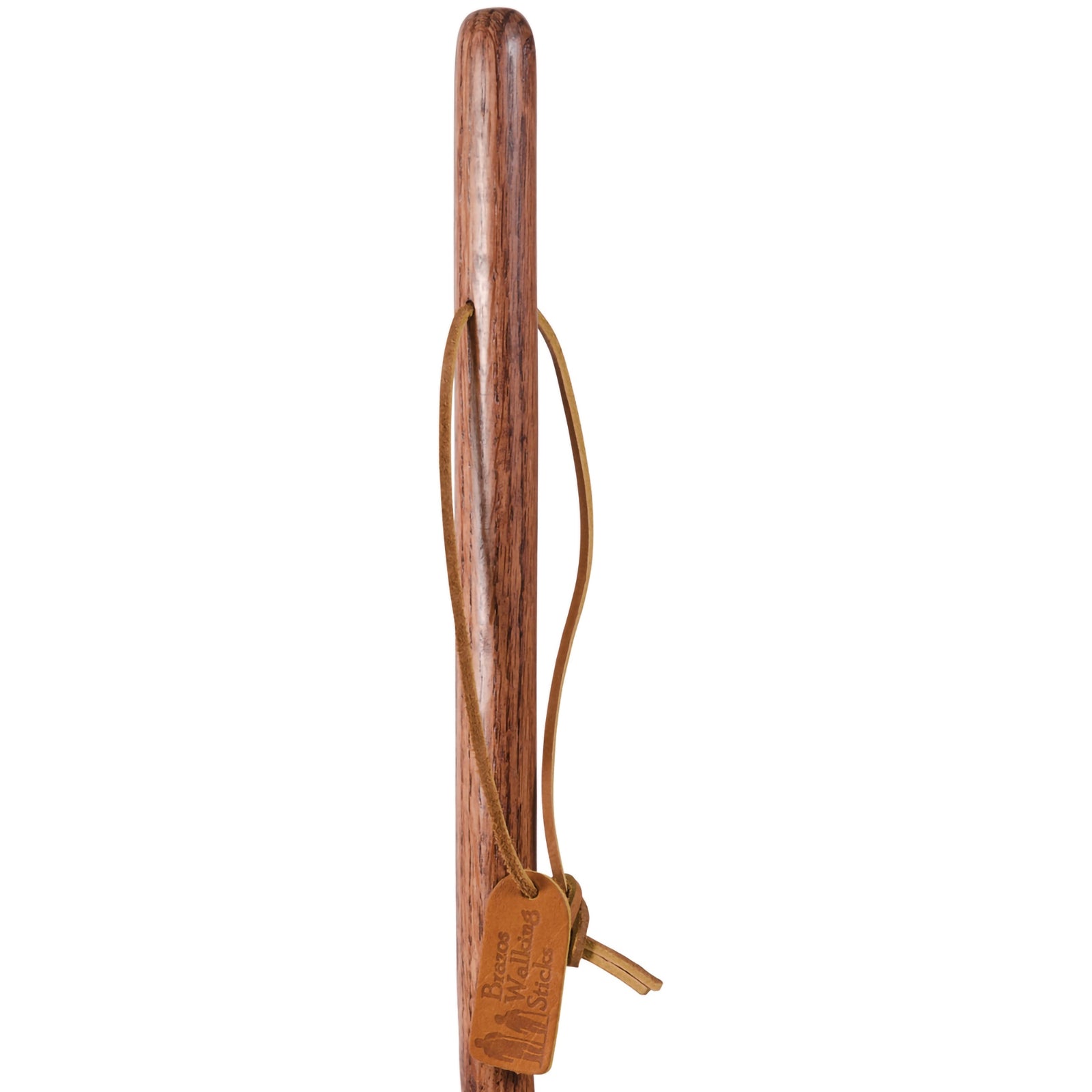 Brazos Twisted Wood Walking Stick - 48 Inch Height, Red