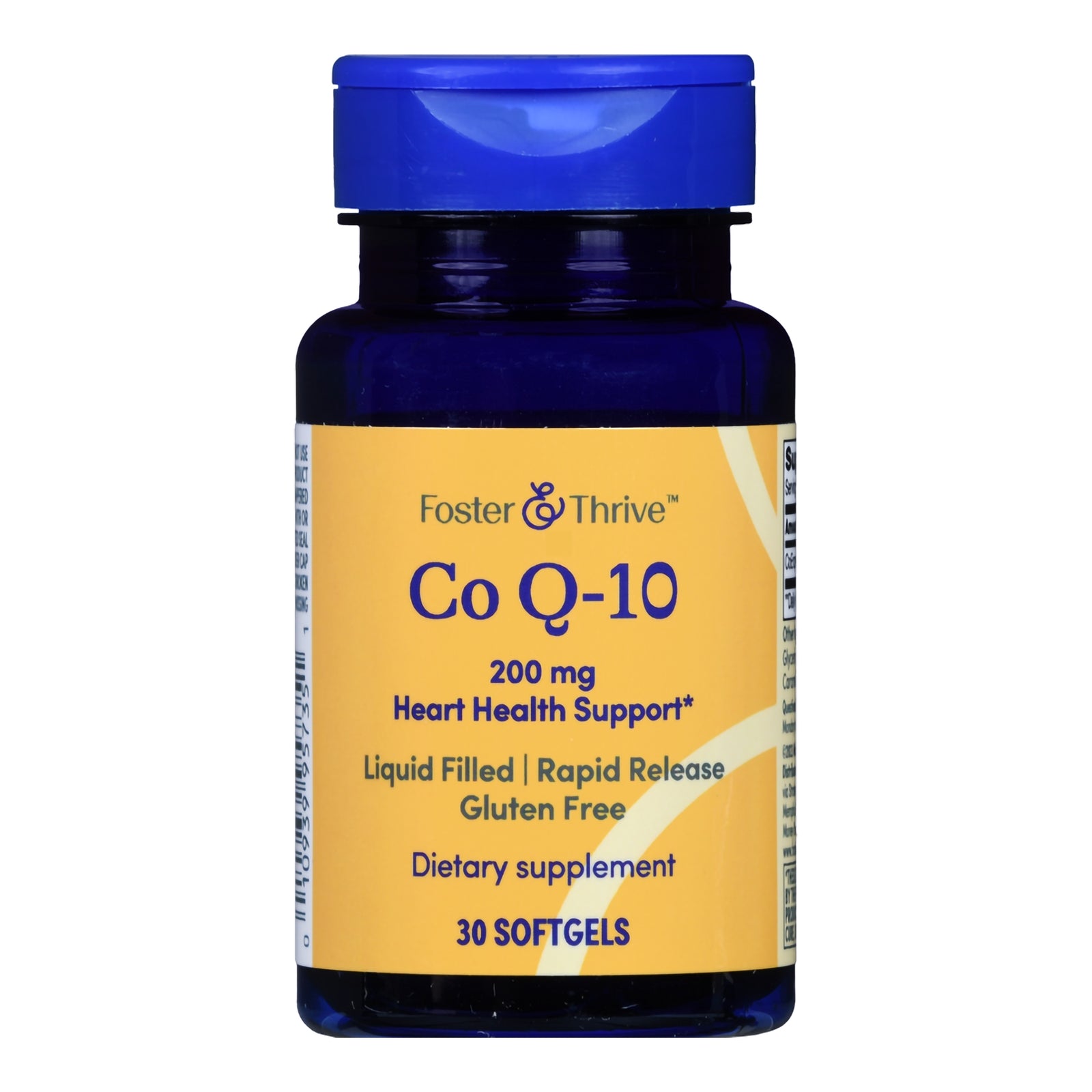 Foster & Thrive Coenzyme Q-10 200 mg Softgels, 30 Count