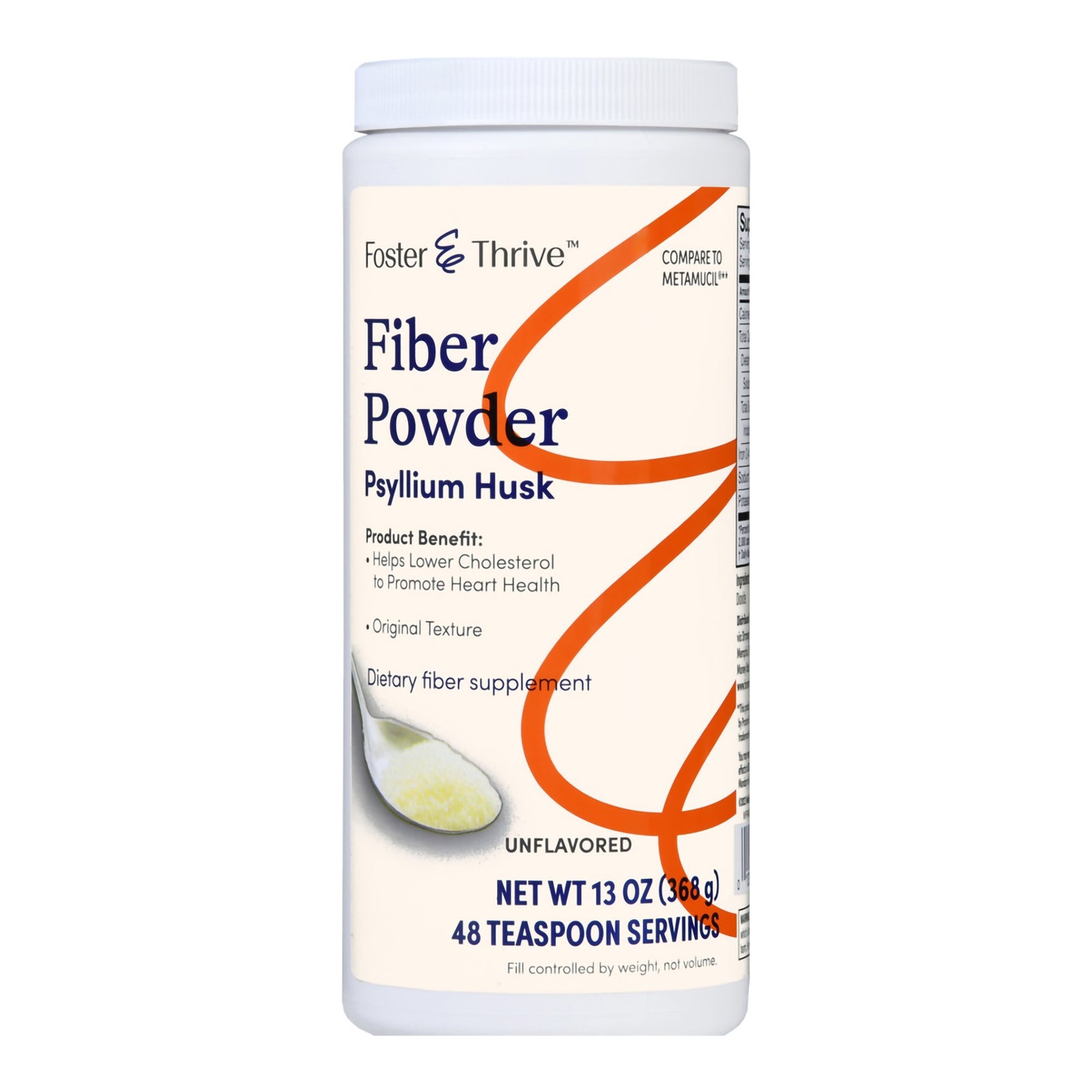 Foster & Thrive™ Original Flavor Psyllium Husk Fiber Supplement Powder