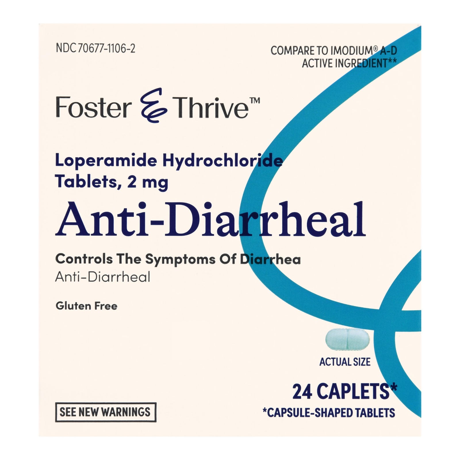 McKesson MedSurg Anti-Diarrheal Caplets, 2 mg