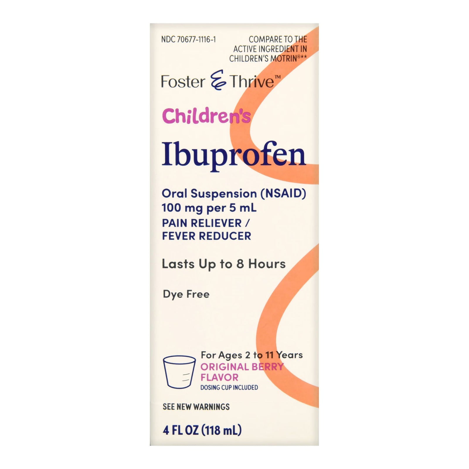 Children's Pain Relief Foster & Thrive™ Ibuprofen Oral Suspension 4 oz