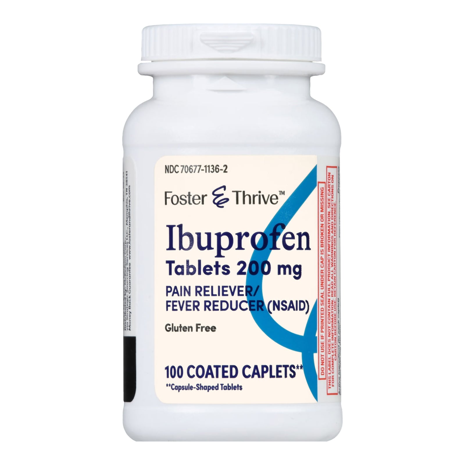 McKesson Ibuprofen Tablets, 200 mg, 100 Count