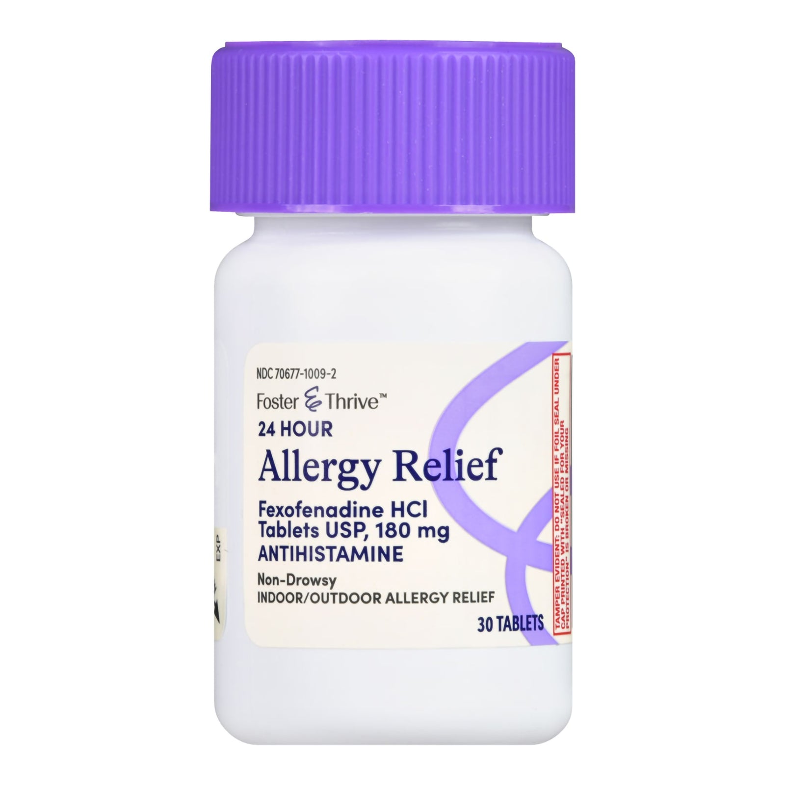 Foster & Thrive™ Allergy Relief 180 mg Fexofenadine Tablets