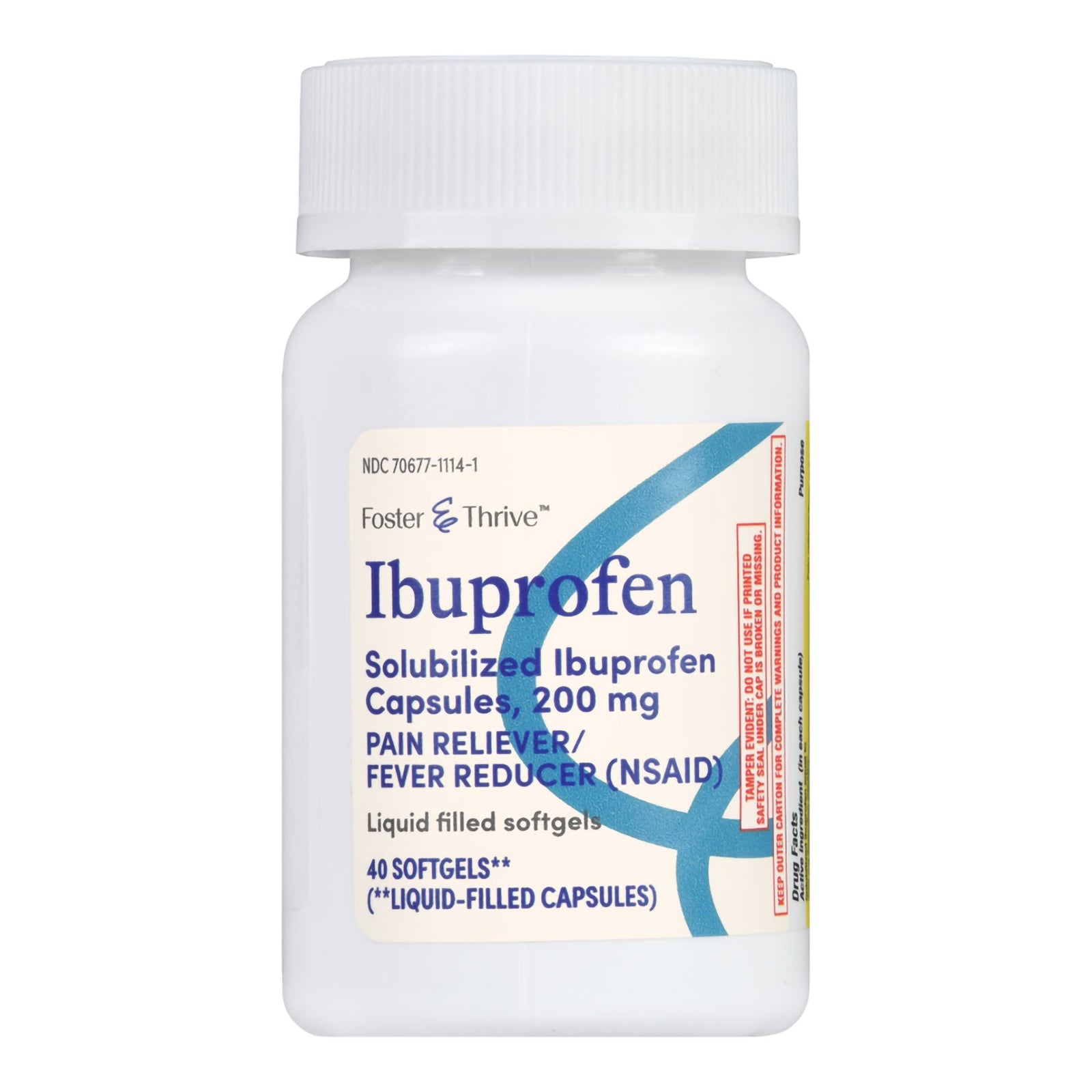 Foster & Thrive Ibuprofen 200 mg Capsules