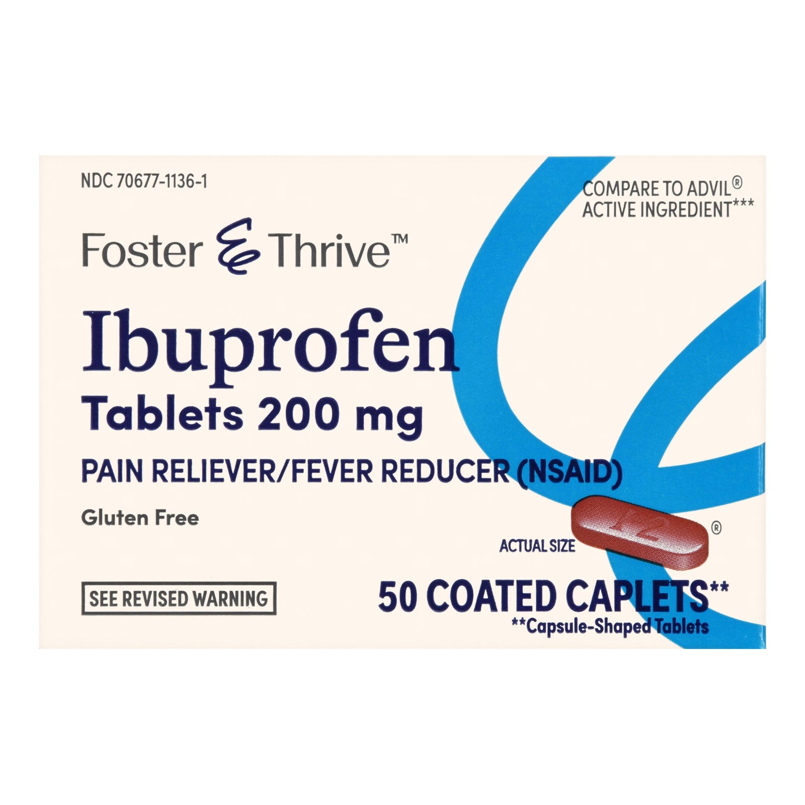 Foster & Thrive Ibuprofen Caplets