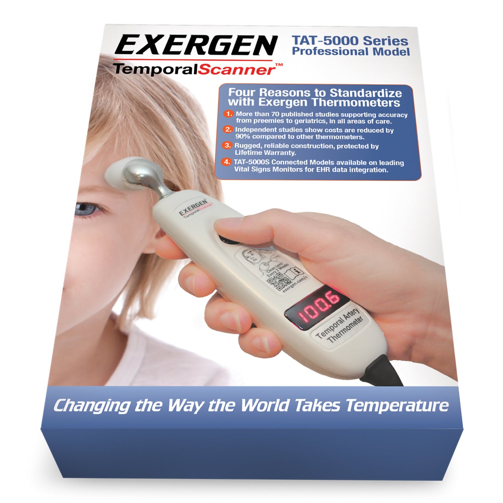 Exergen Temporal Scanner TAT-5000S Handheld Thermometer