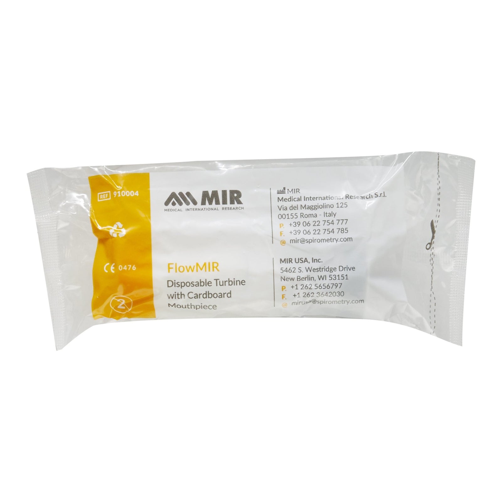 FlowMIR Disposable Turbine Flow Meter