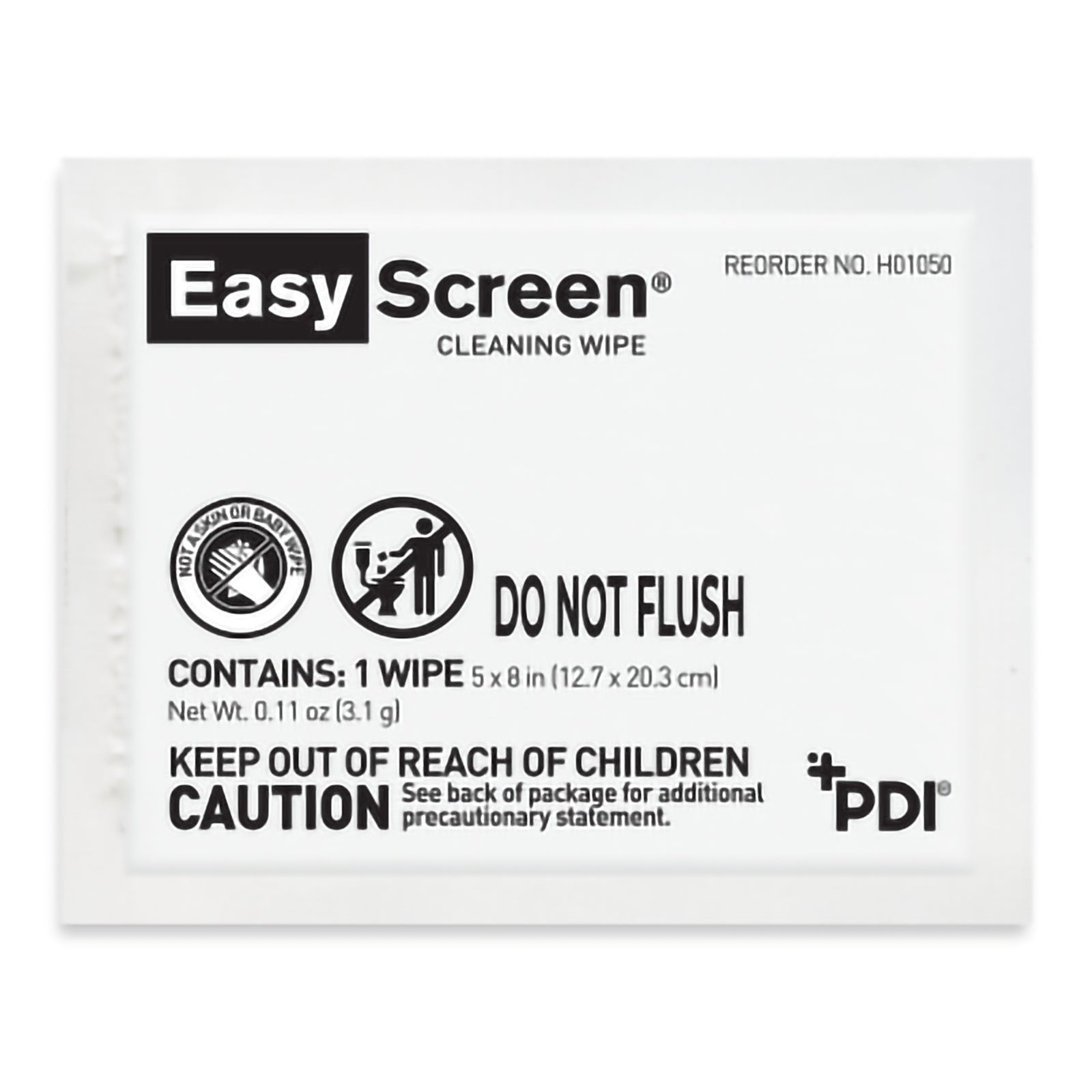 Easy Screen® Premoistened Alcohol Based Surface Cleaning Wipes