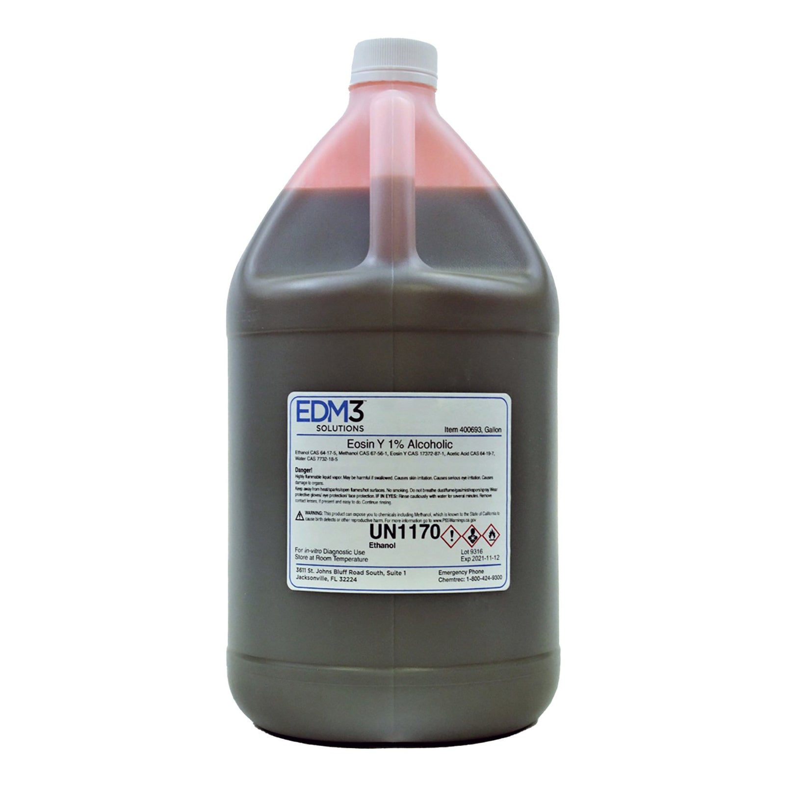 Eosin Y Stain 1% Alcoholic 1 Gallon