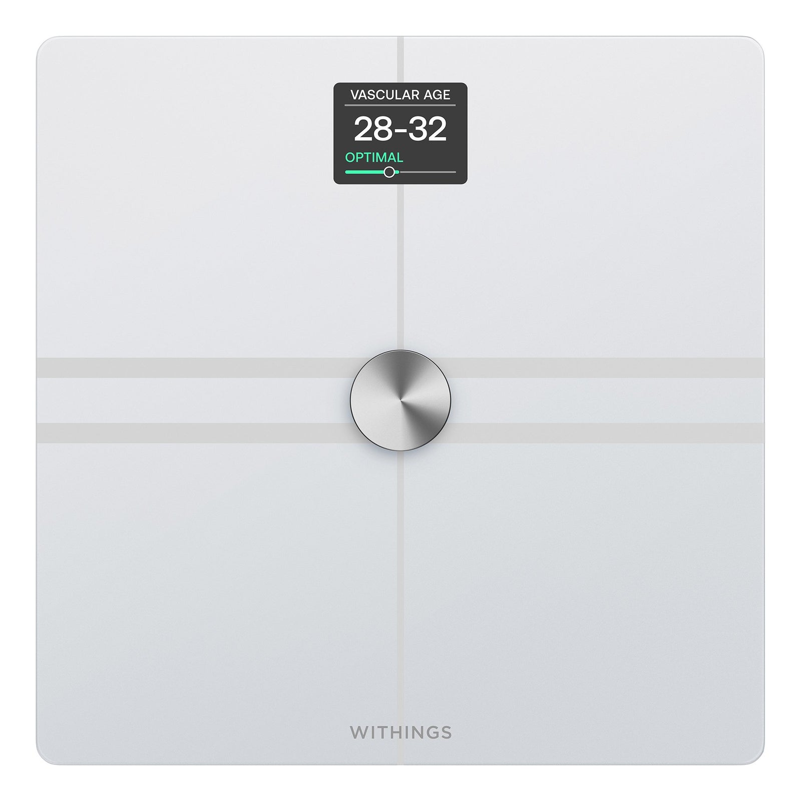 Withings Body Comp Complete Body Analysis Wi-Fi Scale, White
