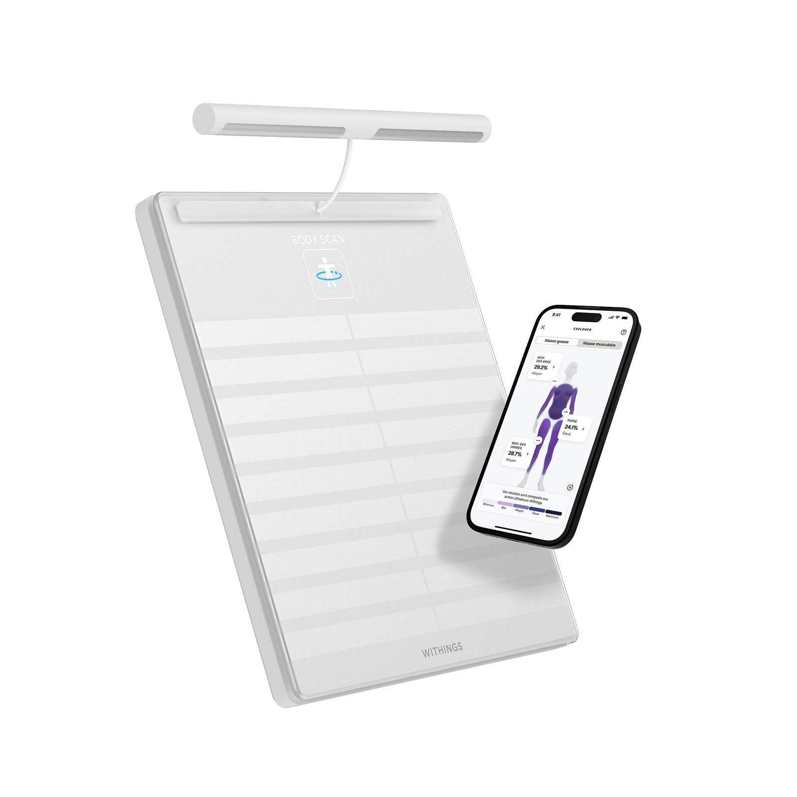 Withings Body Scan Connected Health Station, White
