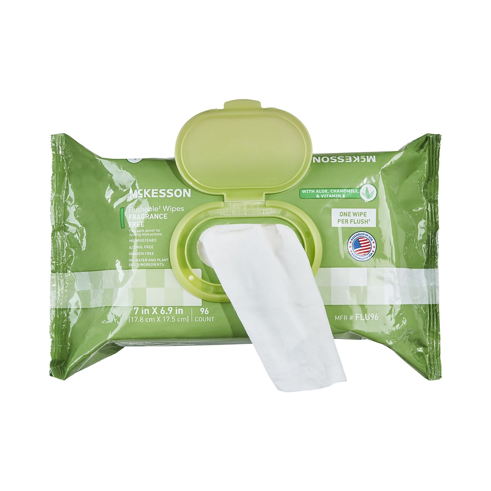 McKesson Flushable Personal Wipes Unscented